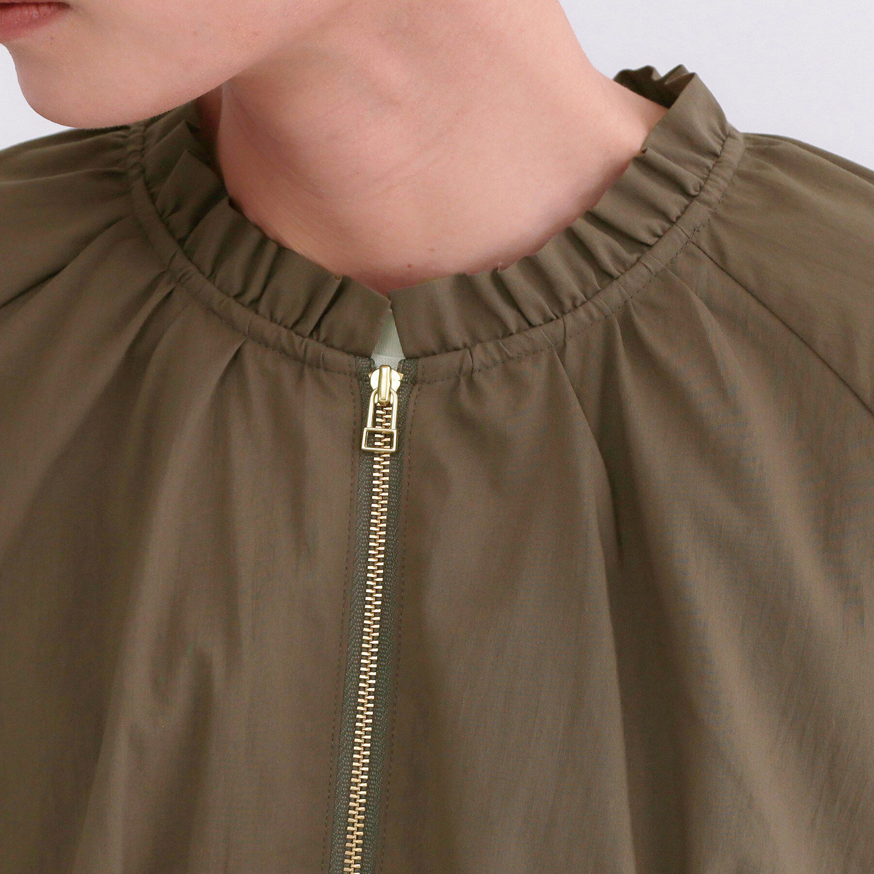 OPAQUE.CLIP「撥水 裾バルーンブルゾン【洗濯機OK】」|ブルゾン・スタジャン|