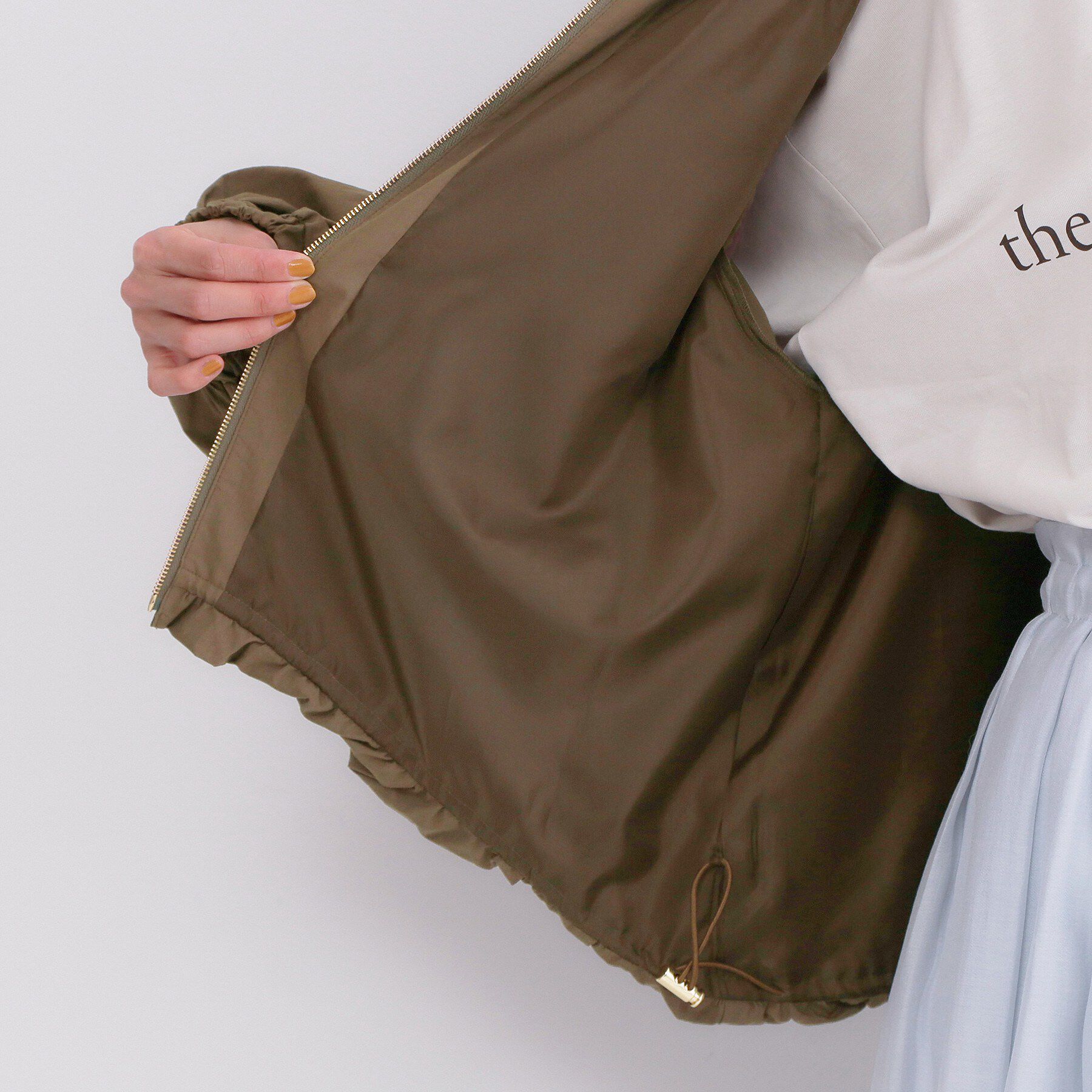 OPAQUE.CLIP「撥水 裾バルーンブルゾン【洗濯機OK】」|ブルゾン・スタジャン|