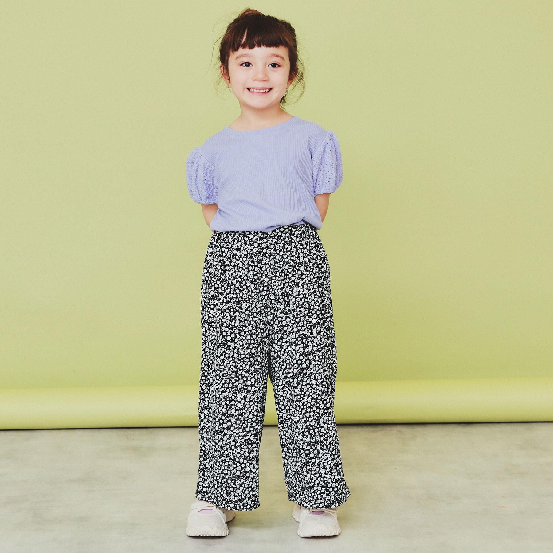 THE SHOP TK「【100-150】バルーンスリーブ半袖プルオーバー/洗濯機OK」|Tシャツ・カットソー|