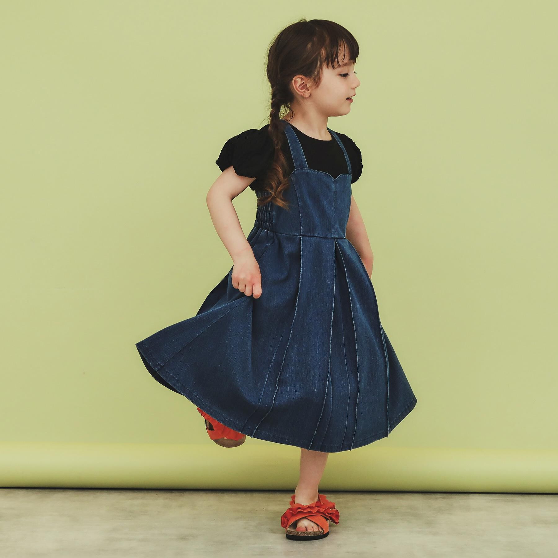 THE SHOP TK「【100-150】バルーンスリーブ半袖プルオーバー/洗濯機OK」|Tシャツ・カットソー|