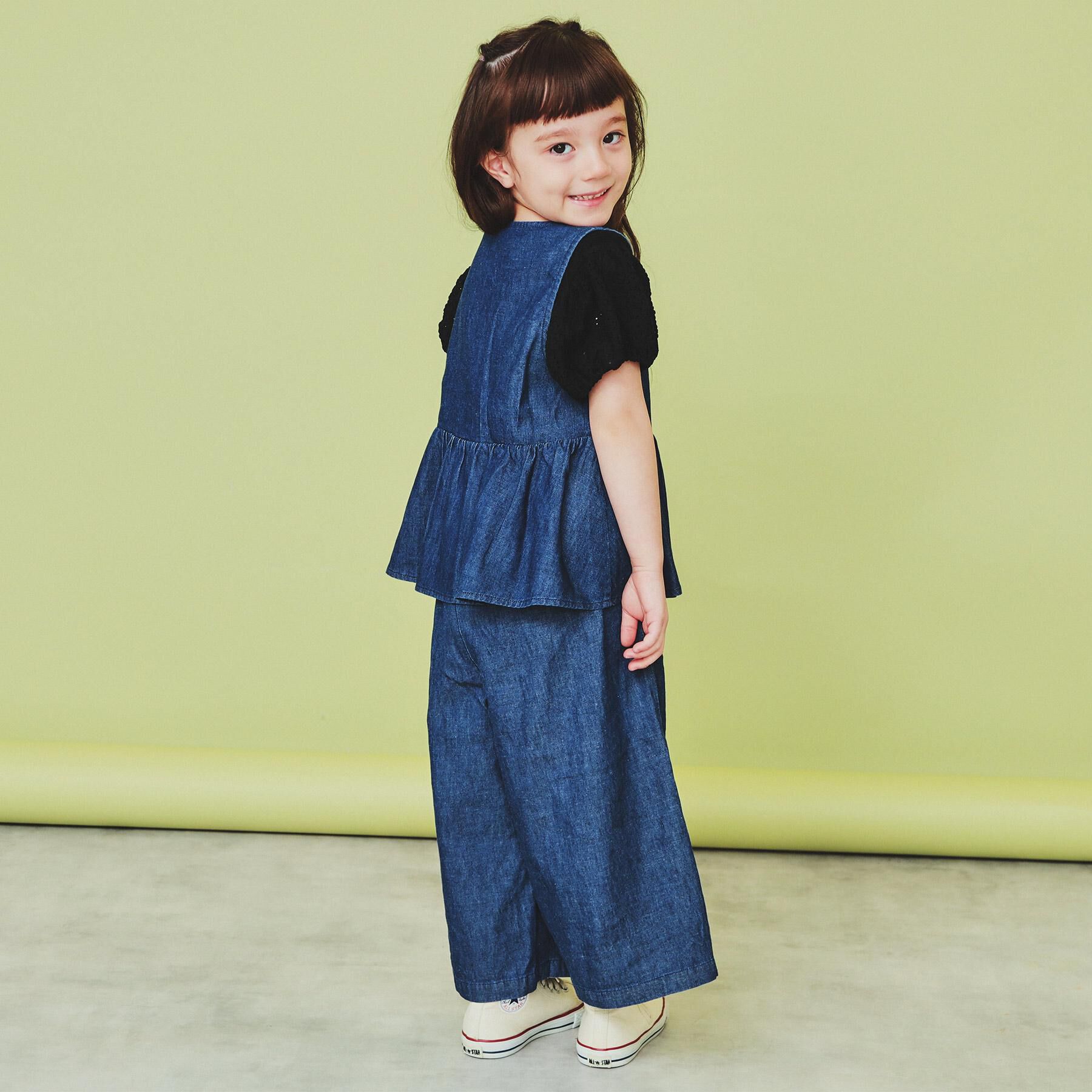 THE SHOP TK「【100-150】バルーンスリーブ半袖プルオーバー/洗濯機OK」|Tシャツ・カットソー|