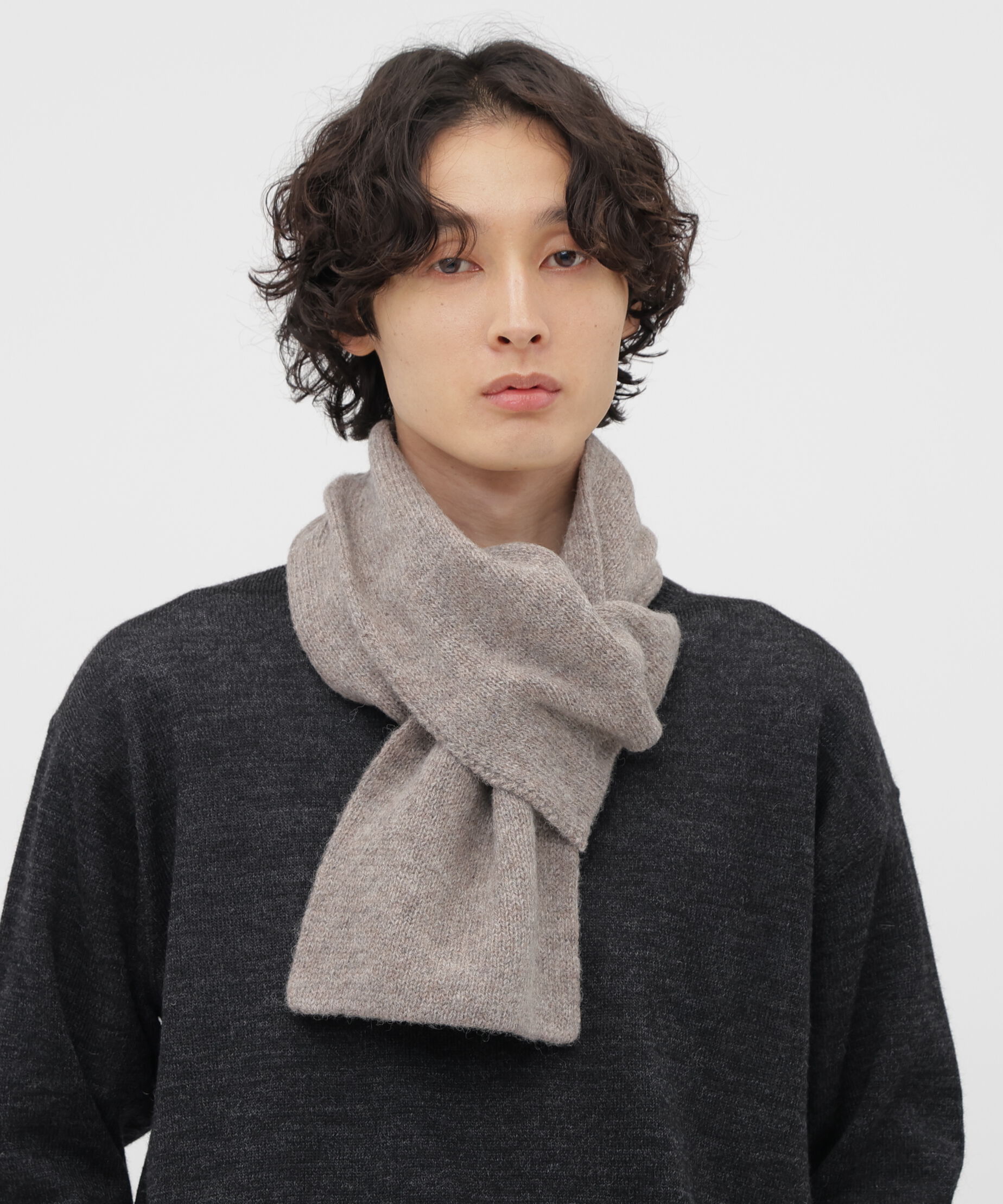 MHL.「DRY WOOL」|バンダナ・スカーフ|