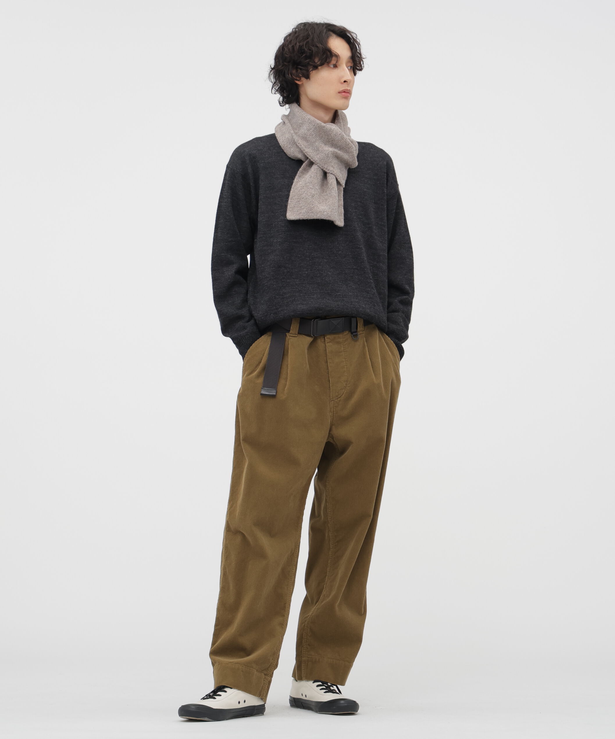 MHL.「DRY WOOL」|バンダナ・スカーフ|