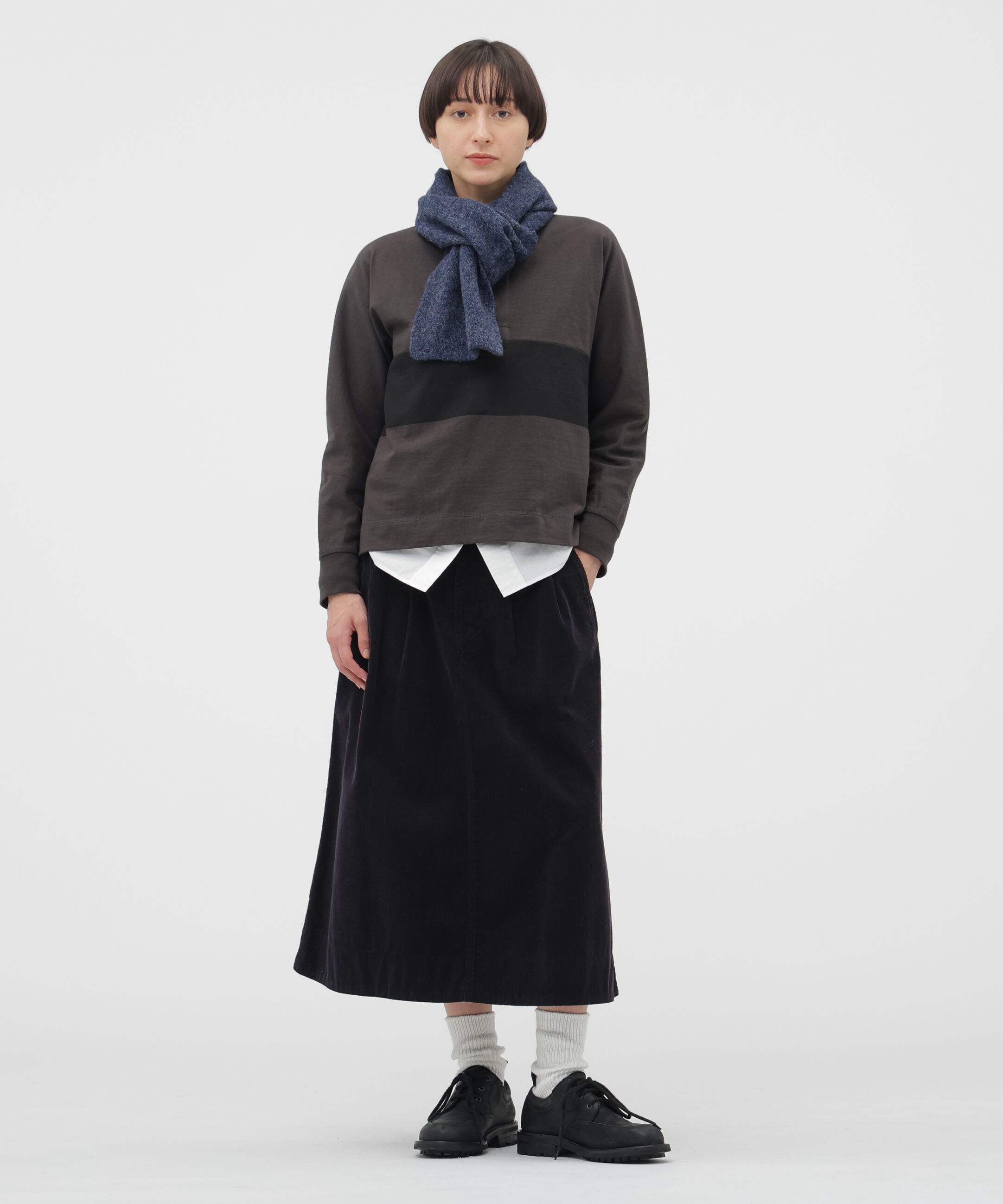 MHL.「DRY WOOL」|バンダナ・スカーフ|
