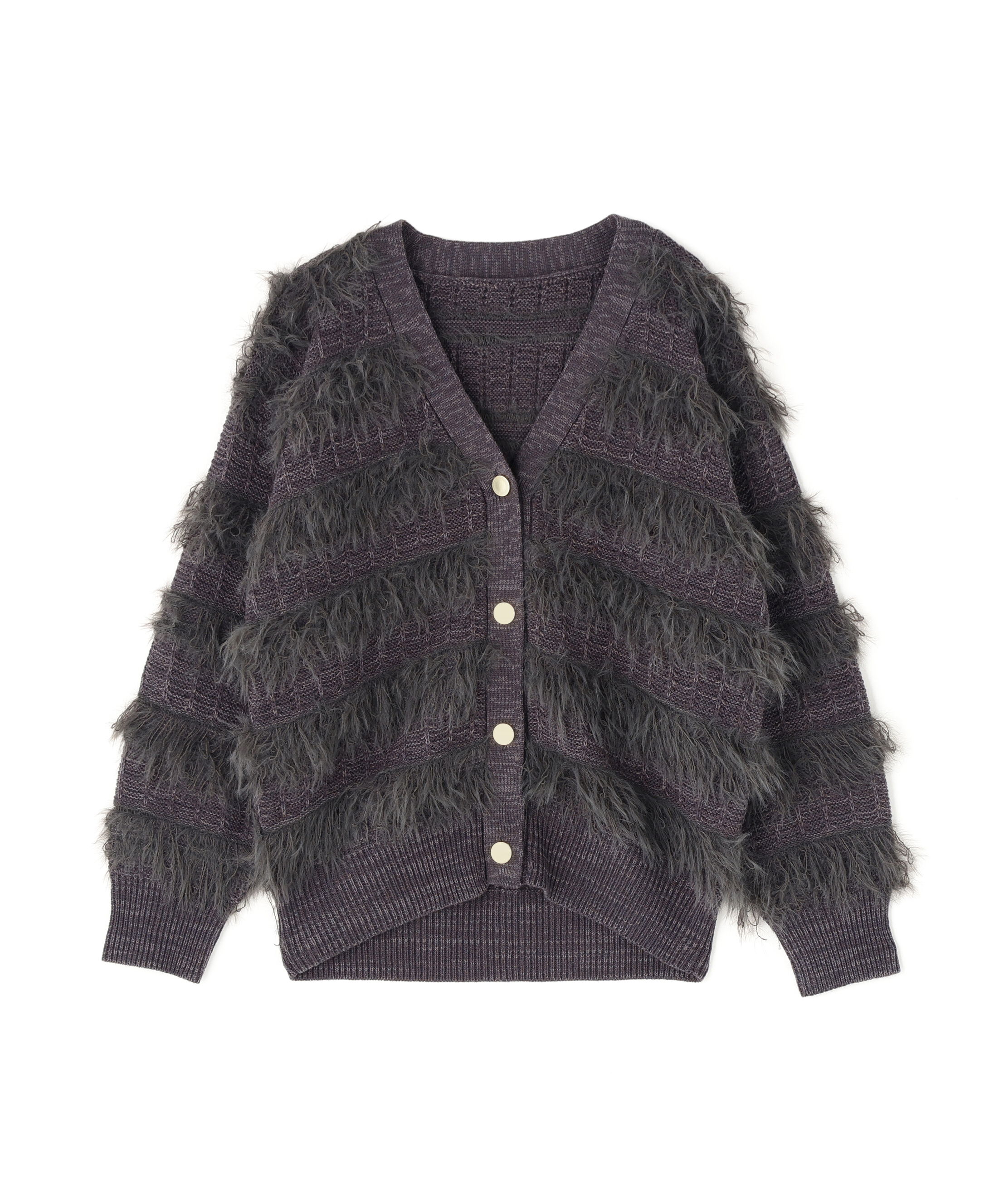  「フリンジボーダーカーディガン」|ニット・セーター|