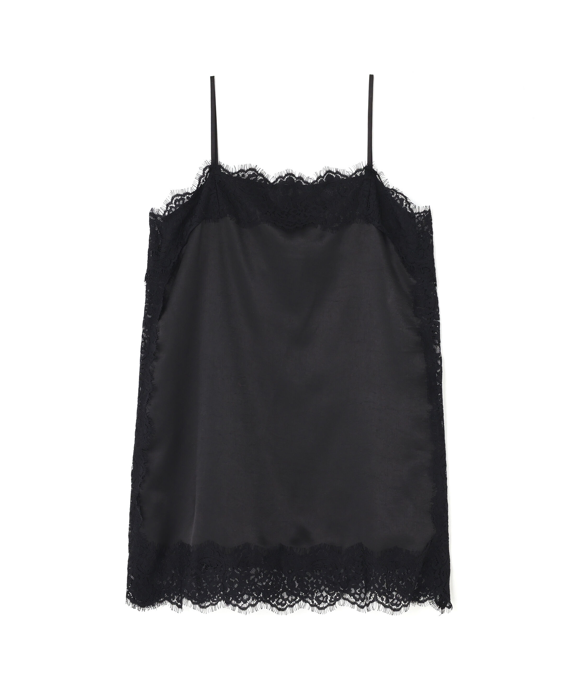  「〈N.〉サテンレースキャミソール」|シャツ・ブラウス|