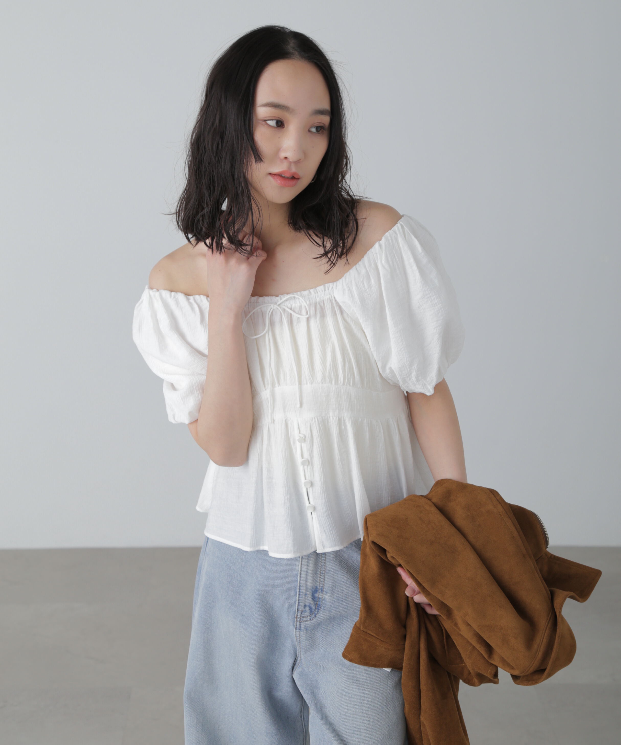  「2wayオフショルブラウス」|シャツ・ブラウス|