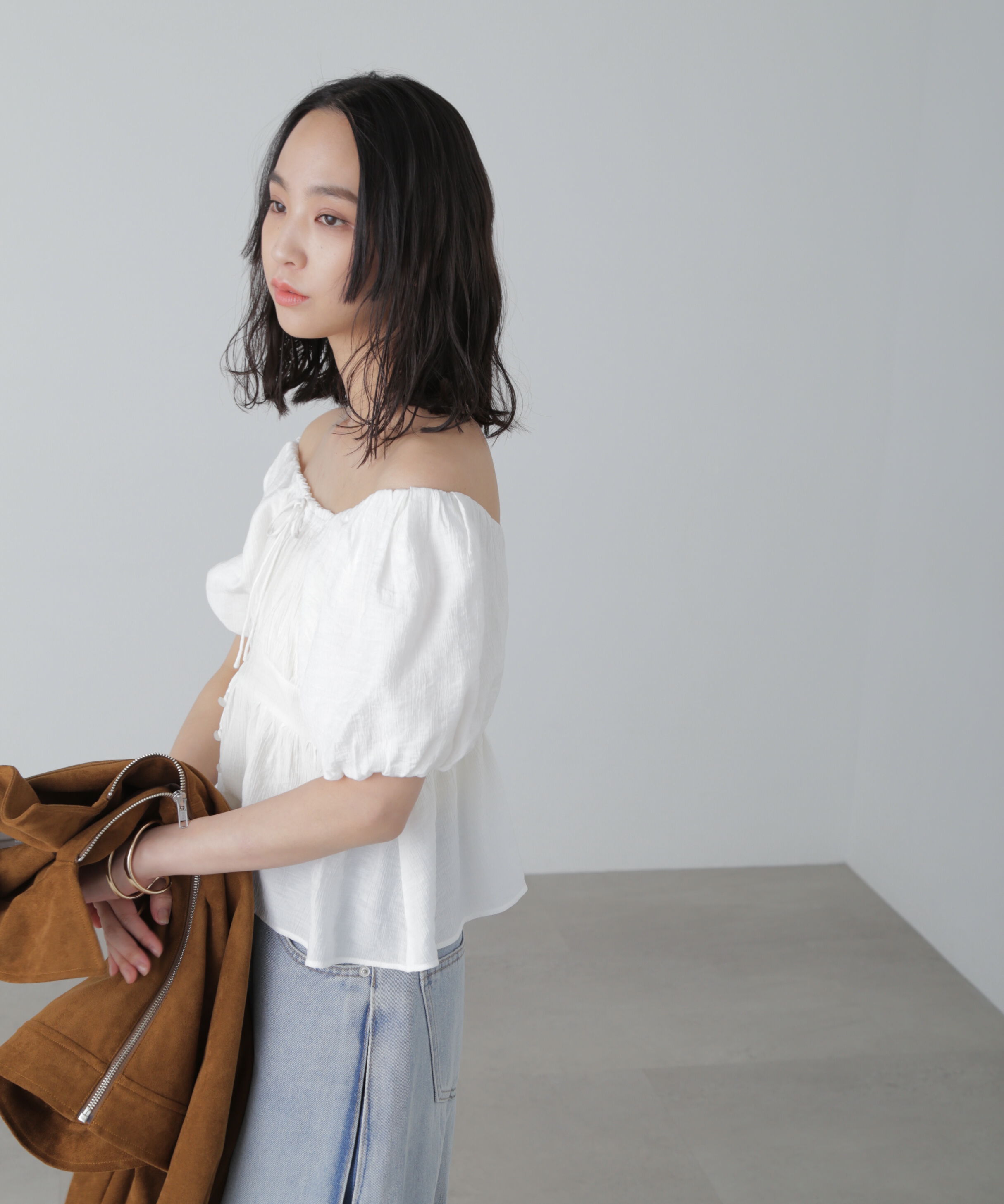  「2wayオフショルブラウス」|シャツ・ブラウス|