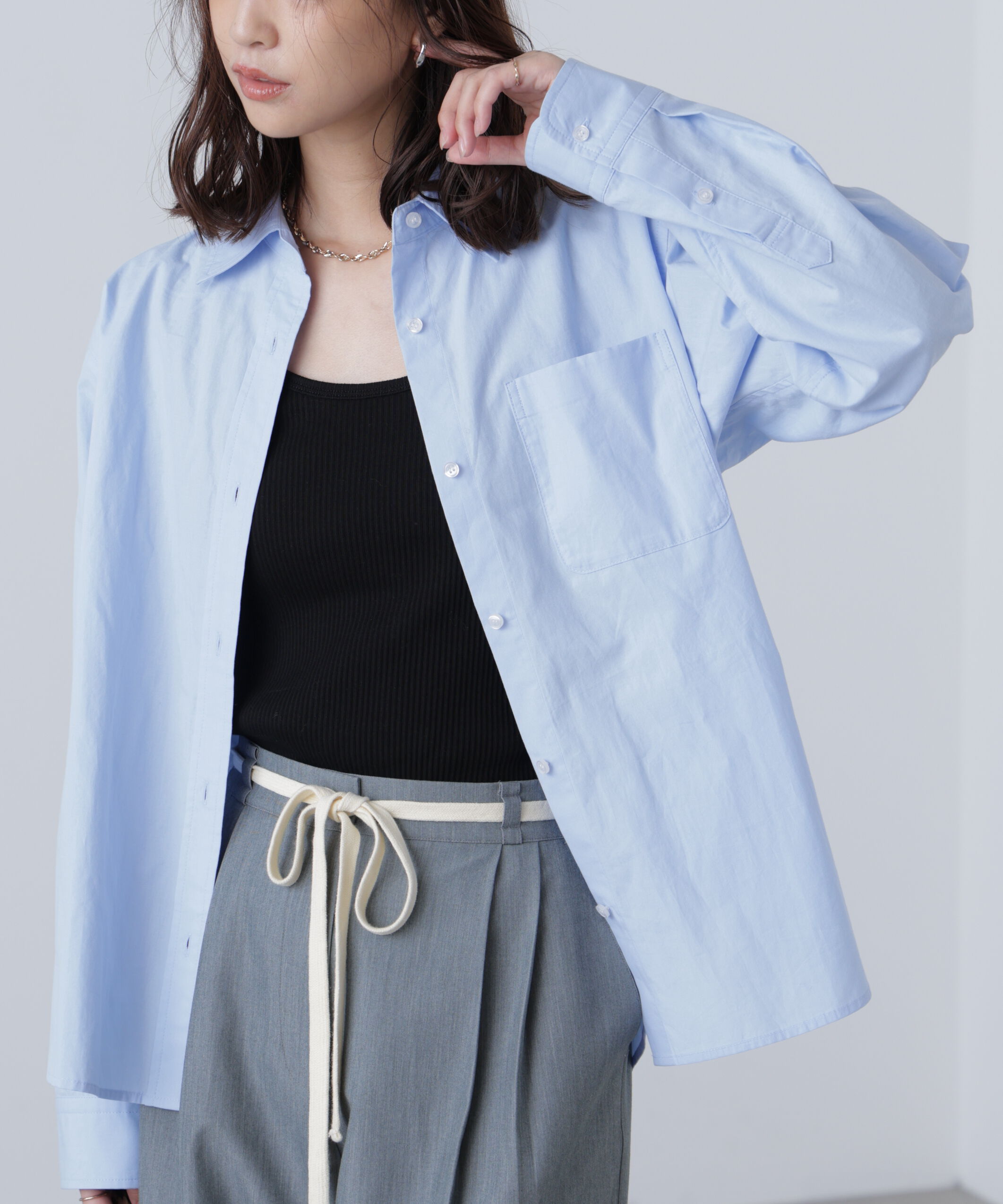  「タータンチェックレギュラーサイズシャツ」|シャツ・ブラウス|