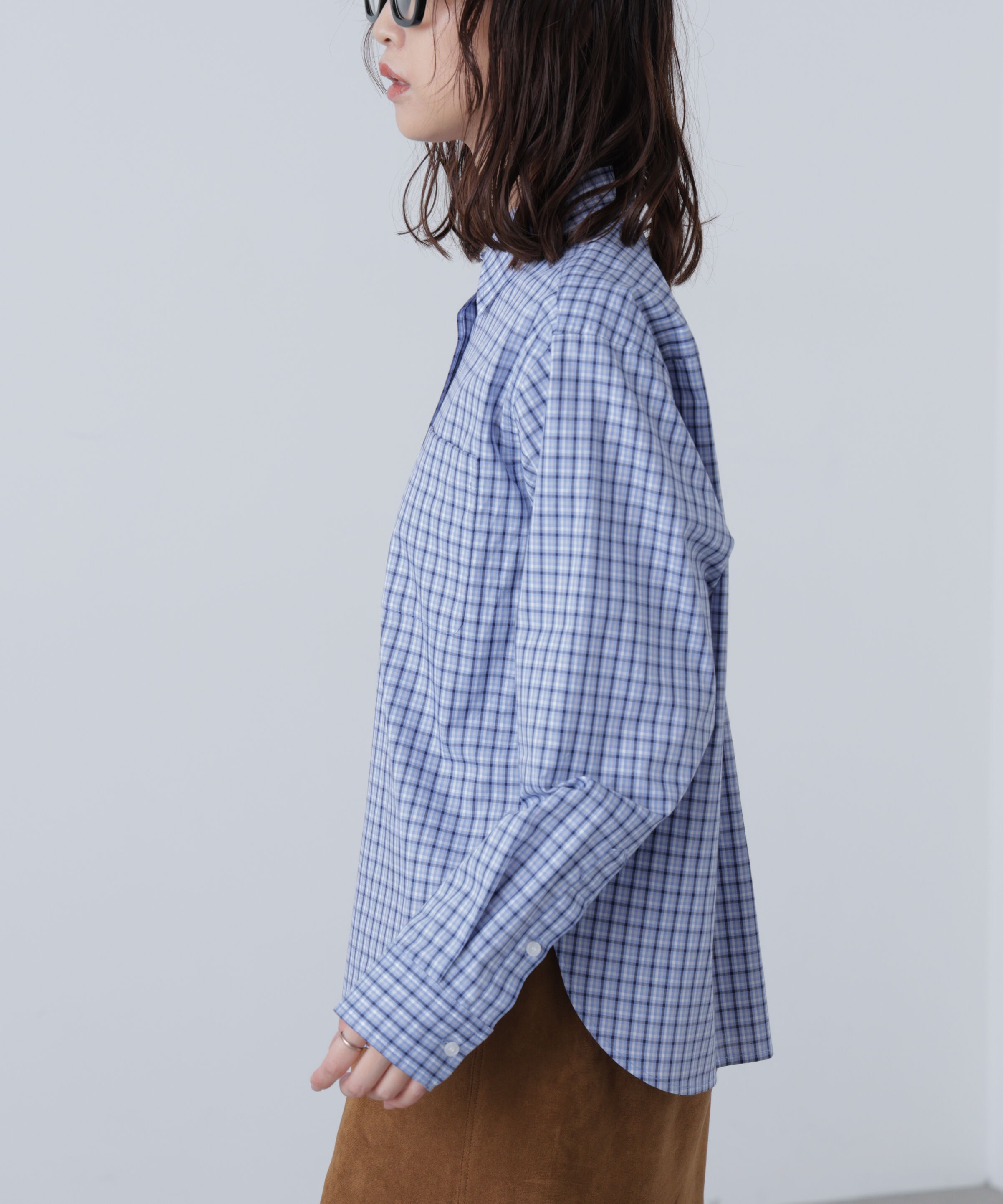  「タータンチェックレギュラーサイズシャツ」|シャツ・ブラウス|