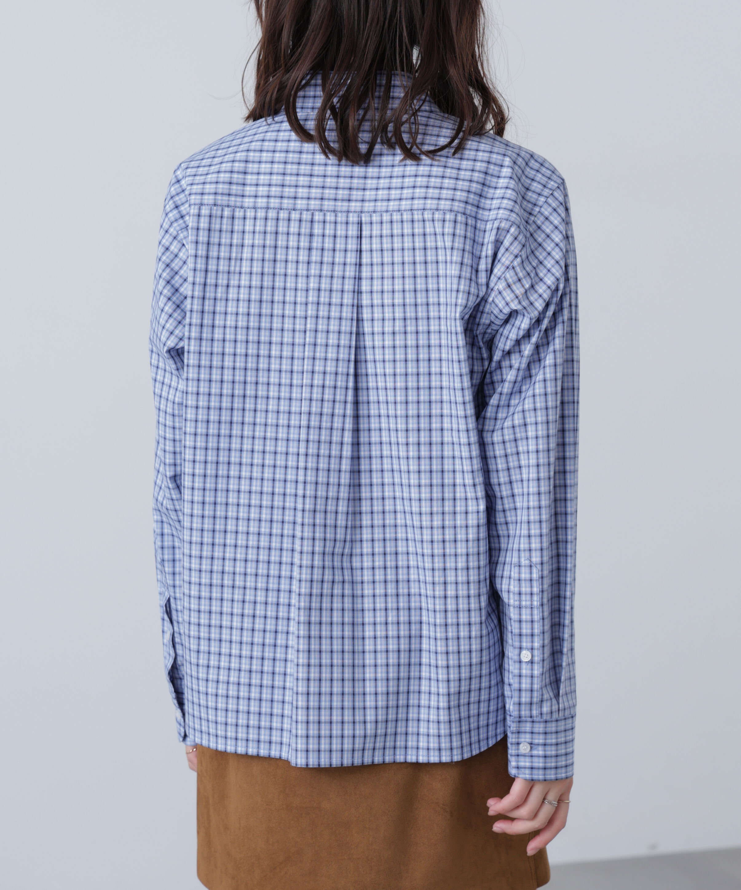  「タータンチェックレギュラーサイズシャツ」|シャツ・ブラウス|