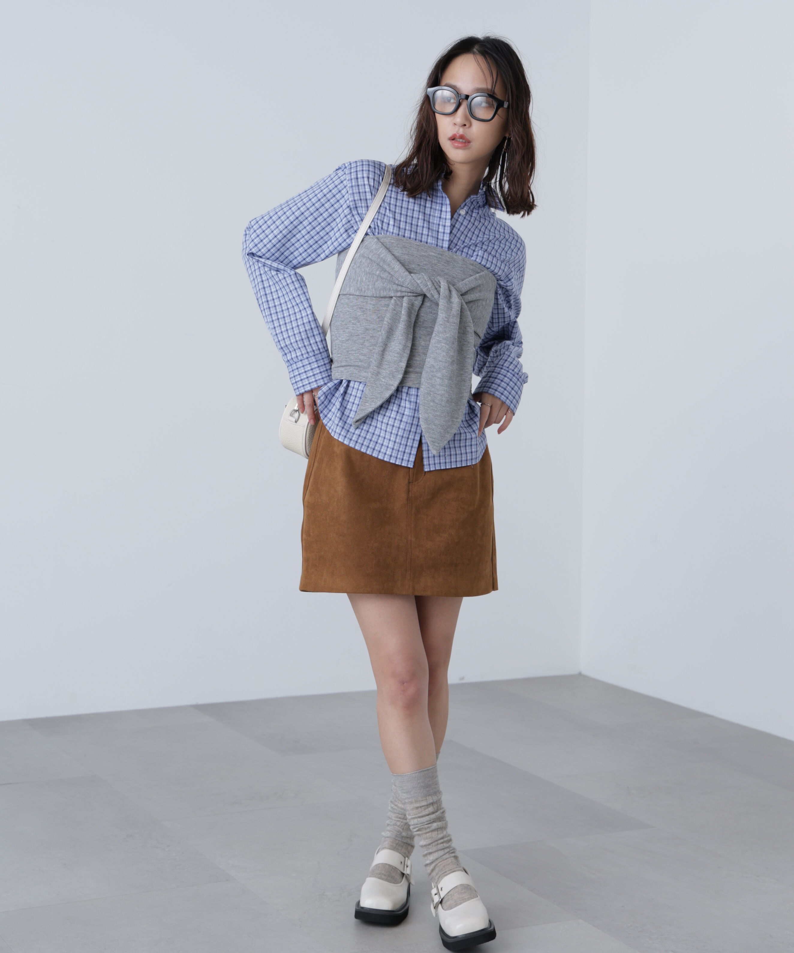  「タータンチェックレギュラーサイズシャツ」|シャツ・ブラウス|