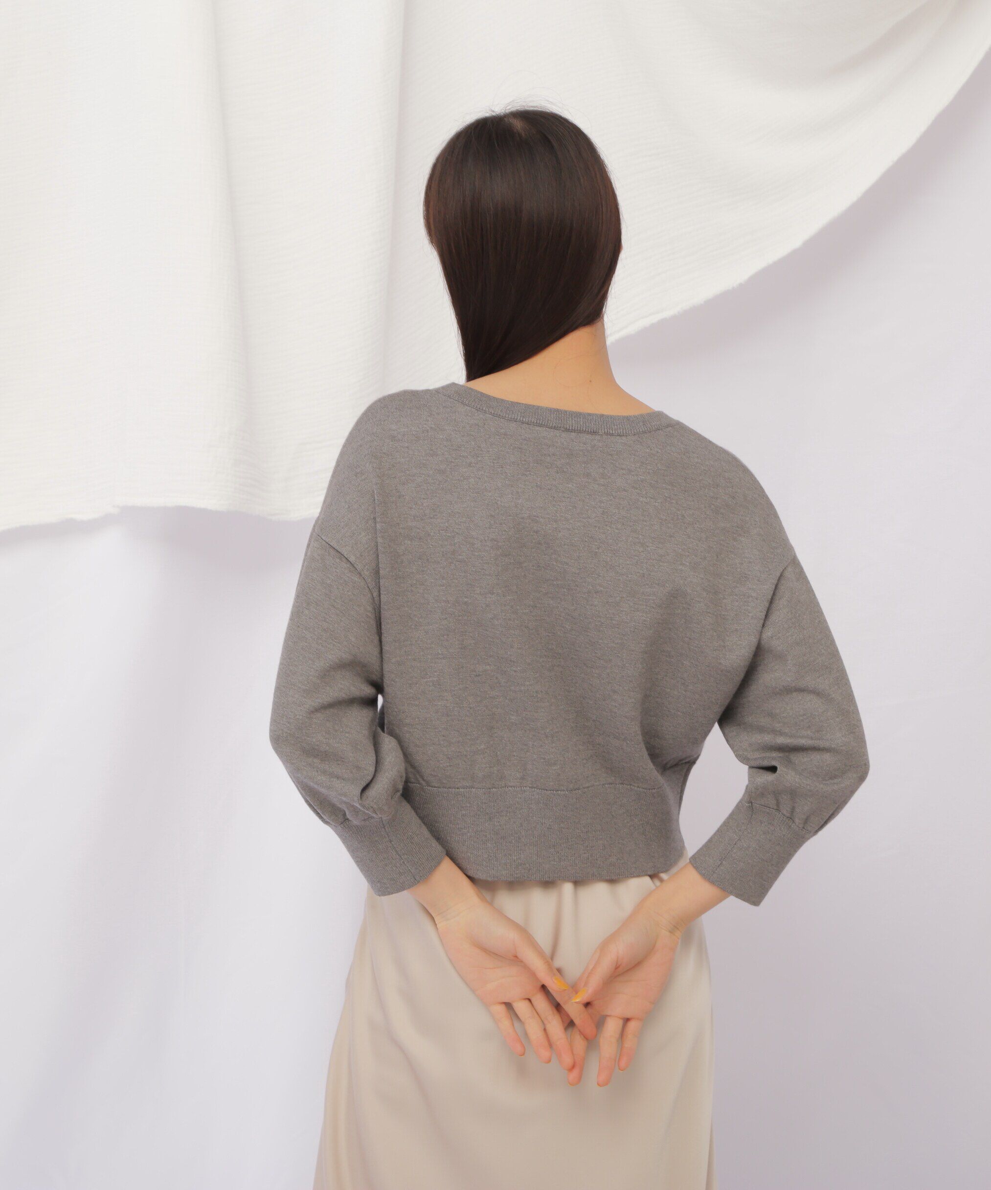  「ロゴジャガードビジューニット」|ニット・セーター|