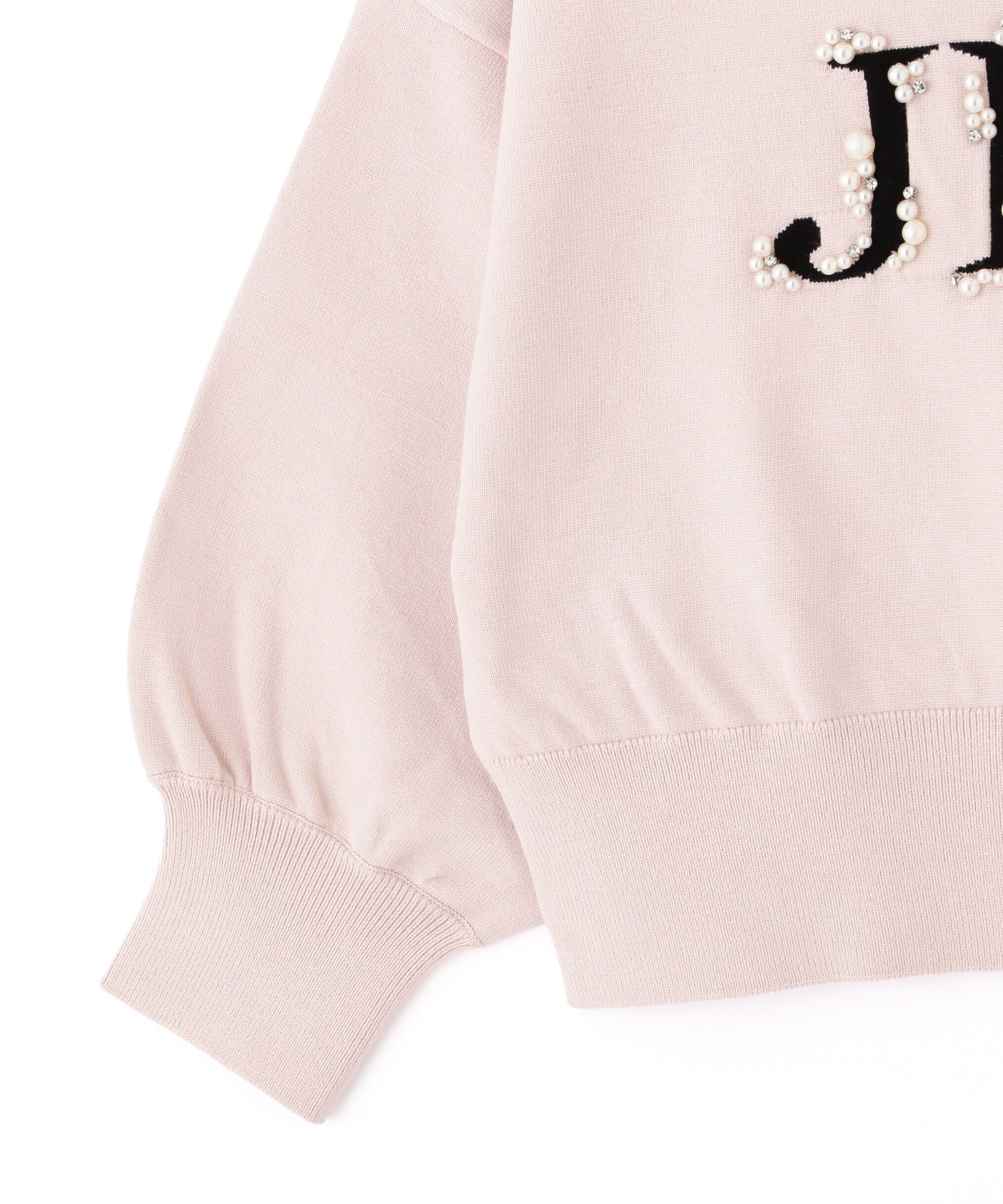  「ロゴジャガードビジューニット」|ニット・セーター|