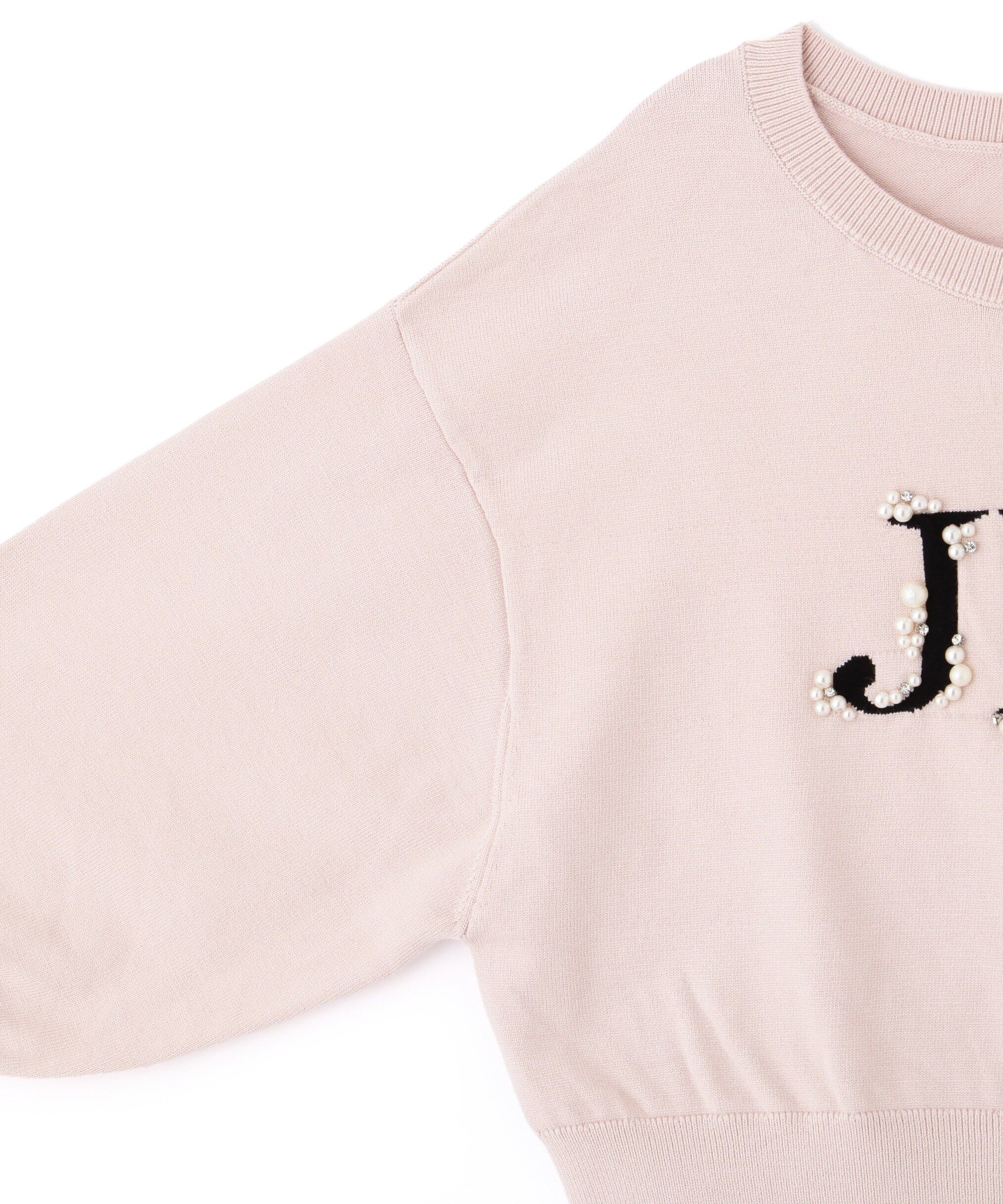  「ロゴジャガードビジューニット」|ニット・セーター|