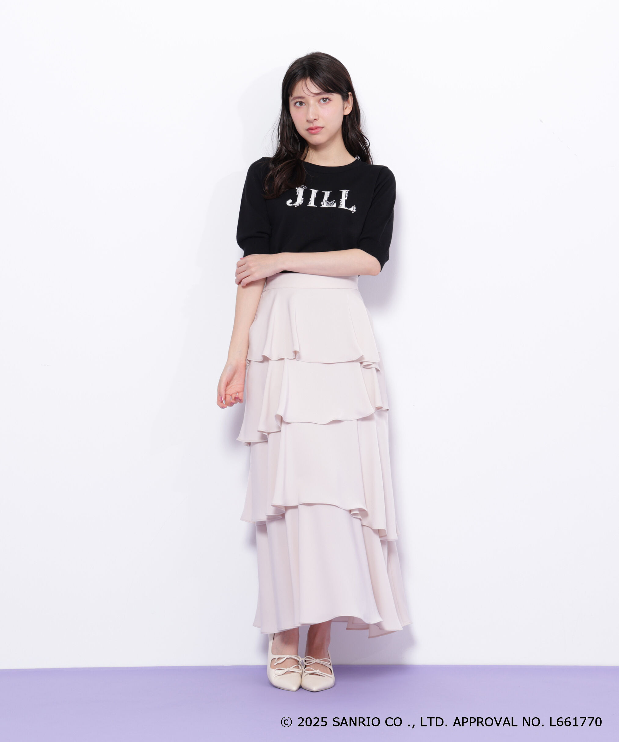  「＜マイメロディ＆クロミコラボ＞ロゴジャガードニット」|ニット・セーター|