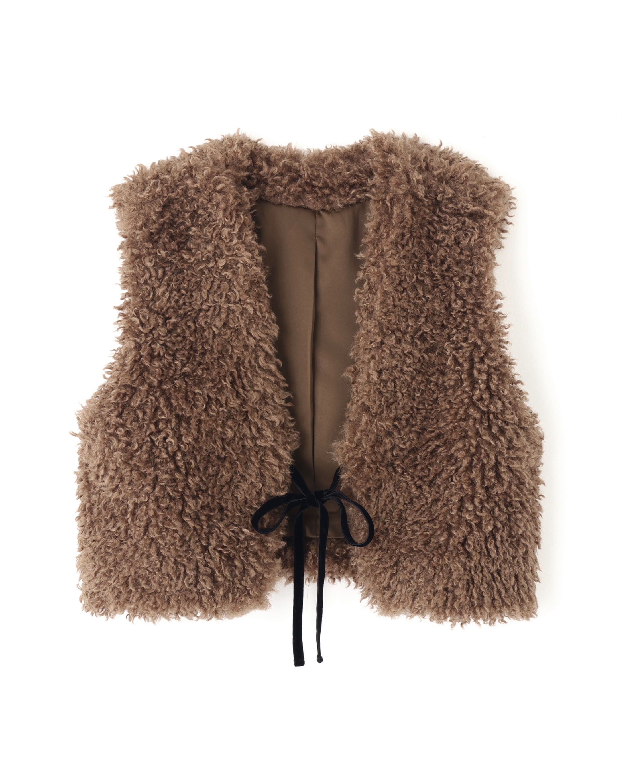  「リボン付きボアベスト」|その他|