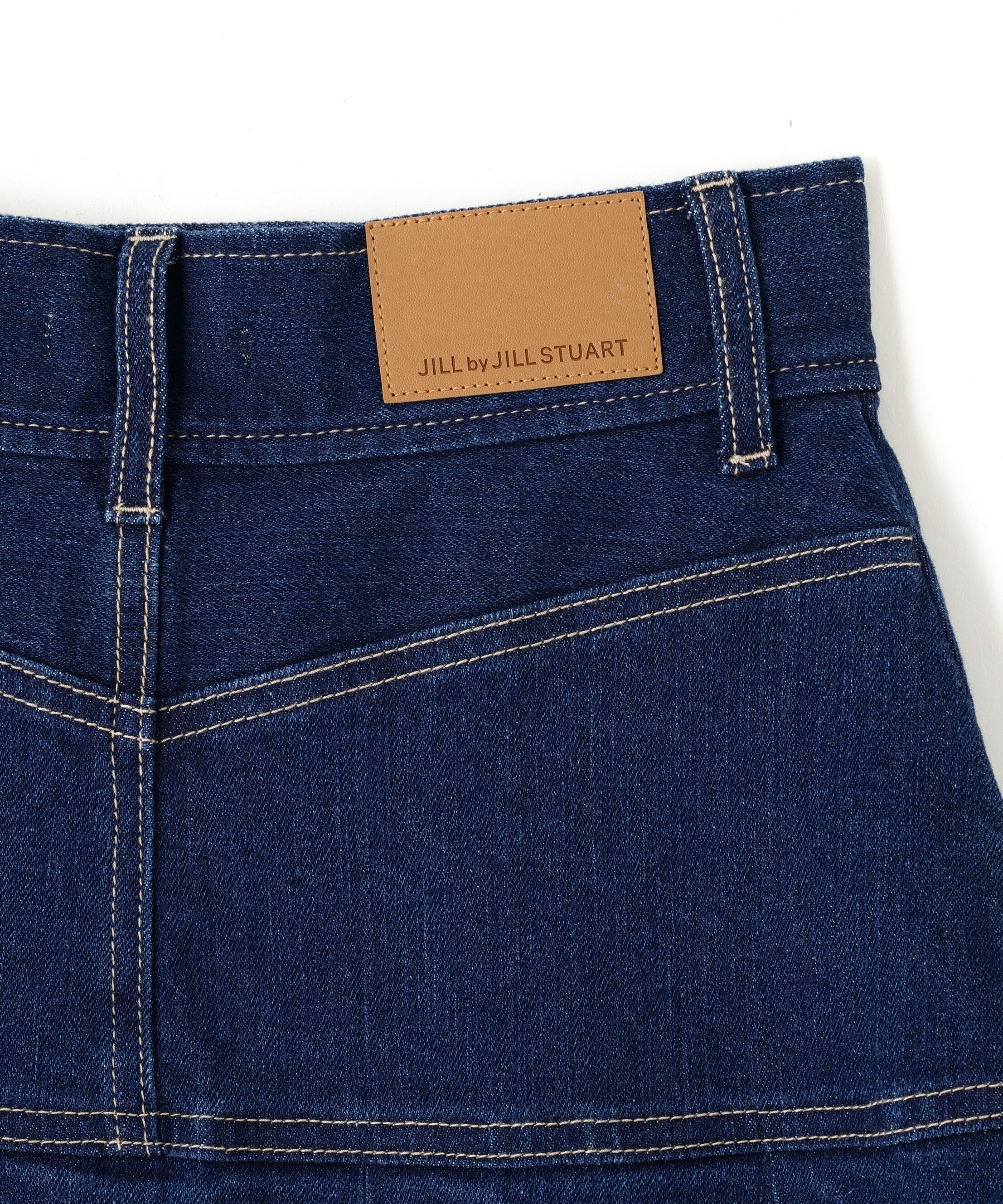  「ボックスプリーツデニムミニスカート」|スカート|