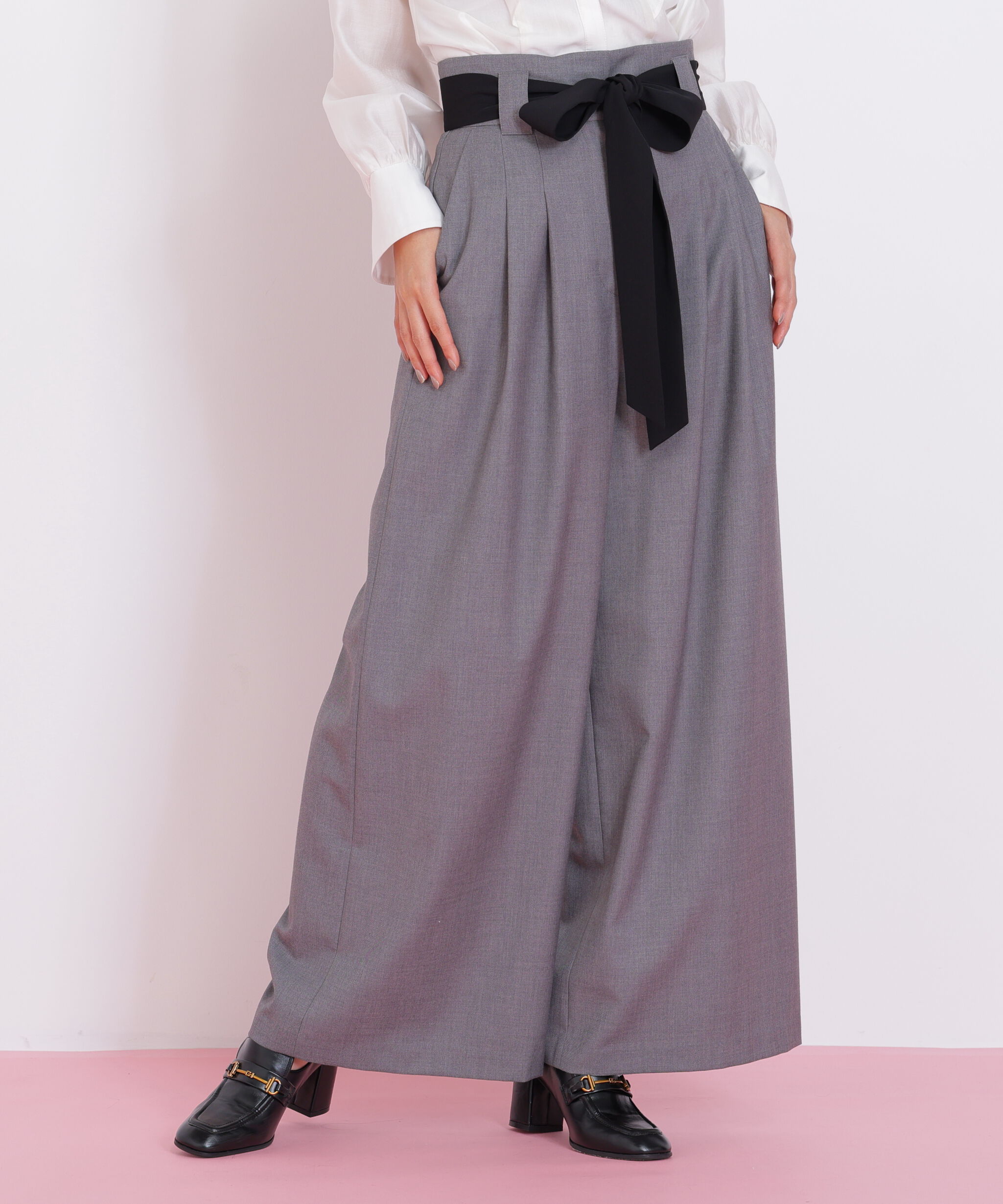  「ビッグリボンワイドパンツ」|その他|