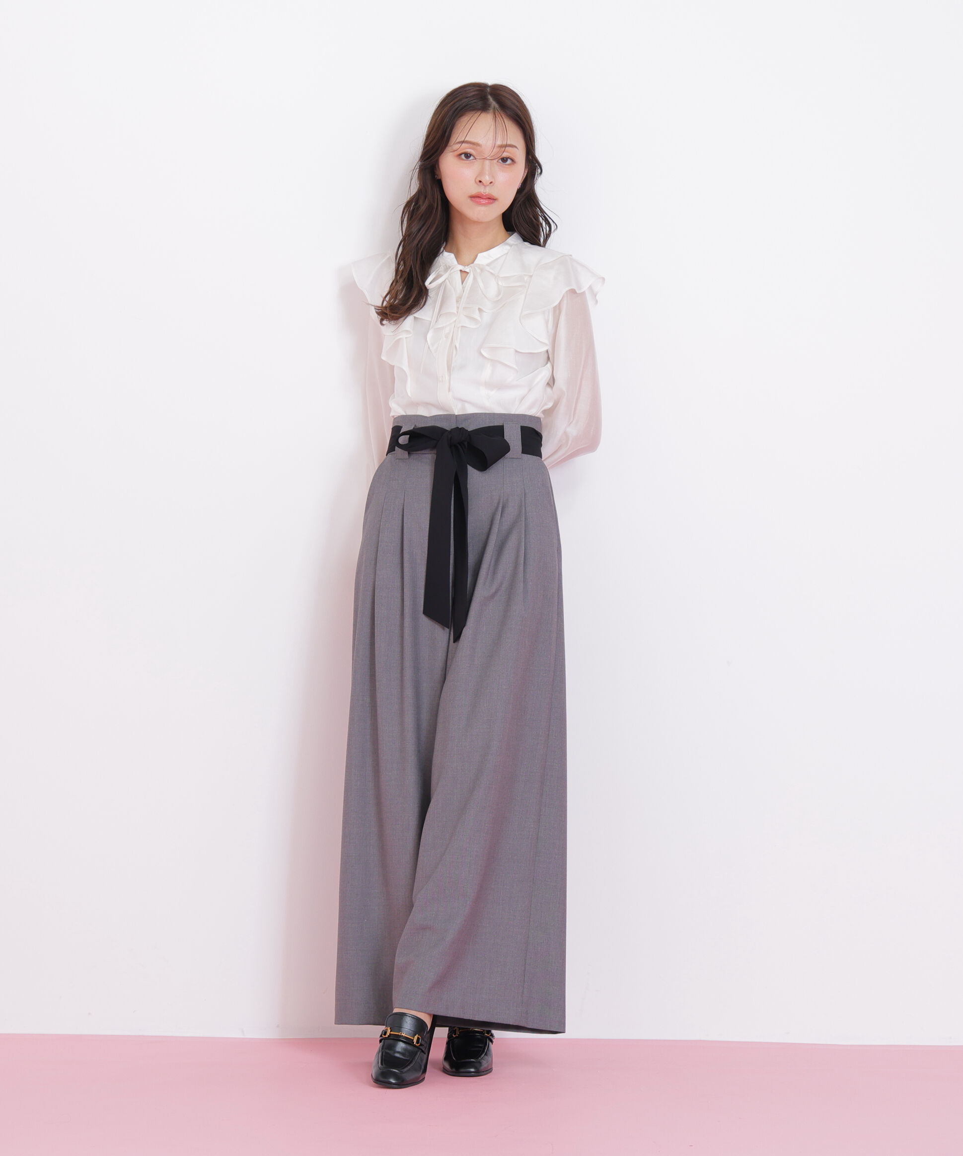  「ビッグリボンワイドパンツ」|その他|