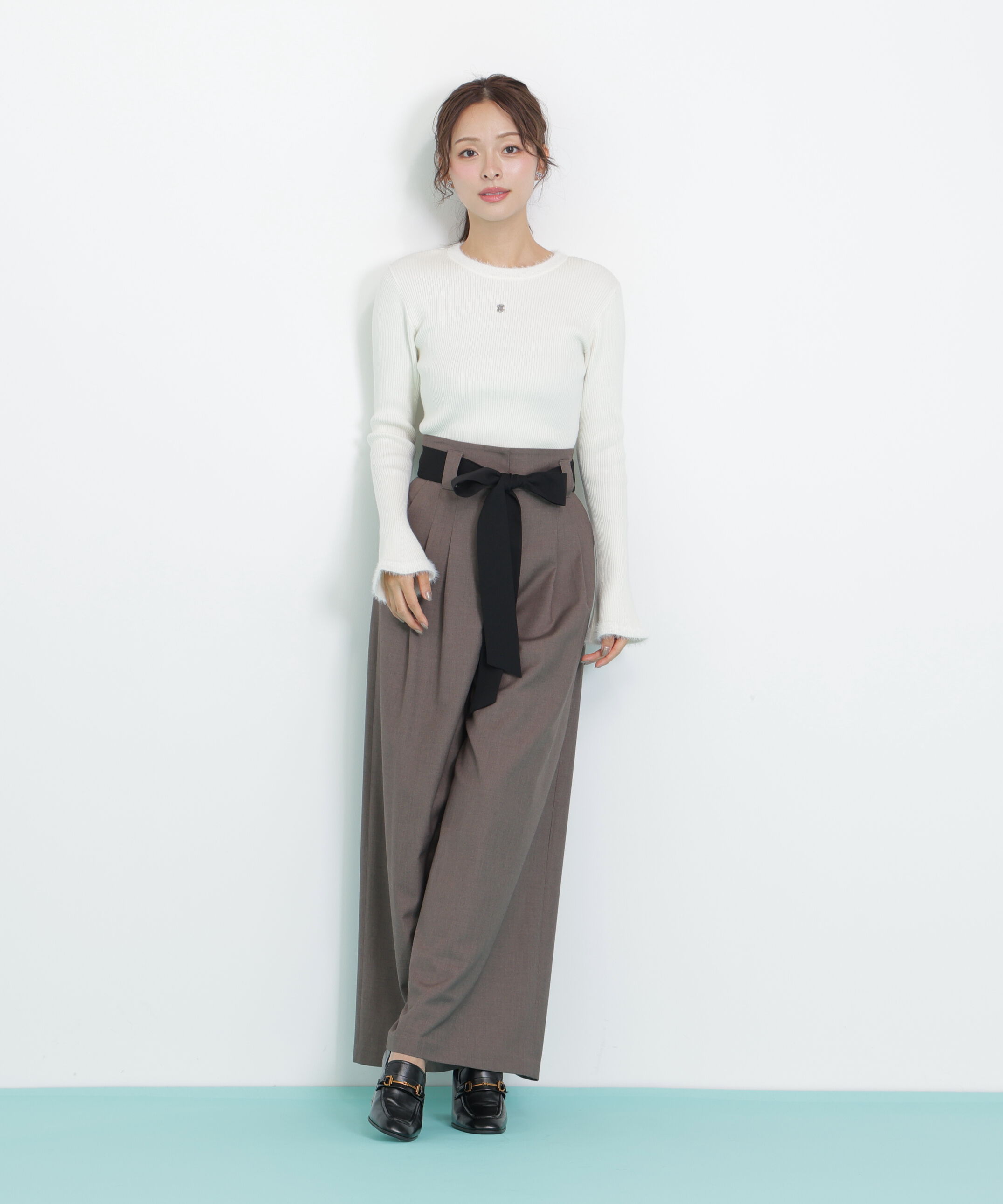  「ビッグリボンワイドパンツ」|その他|