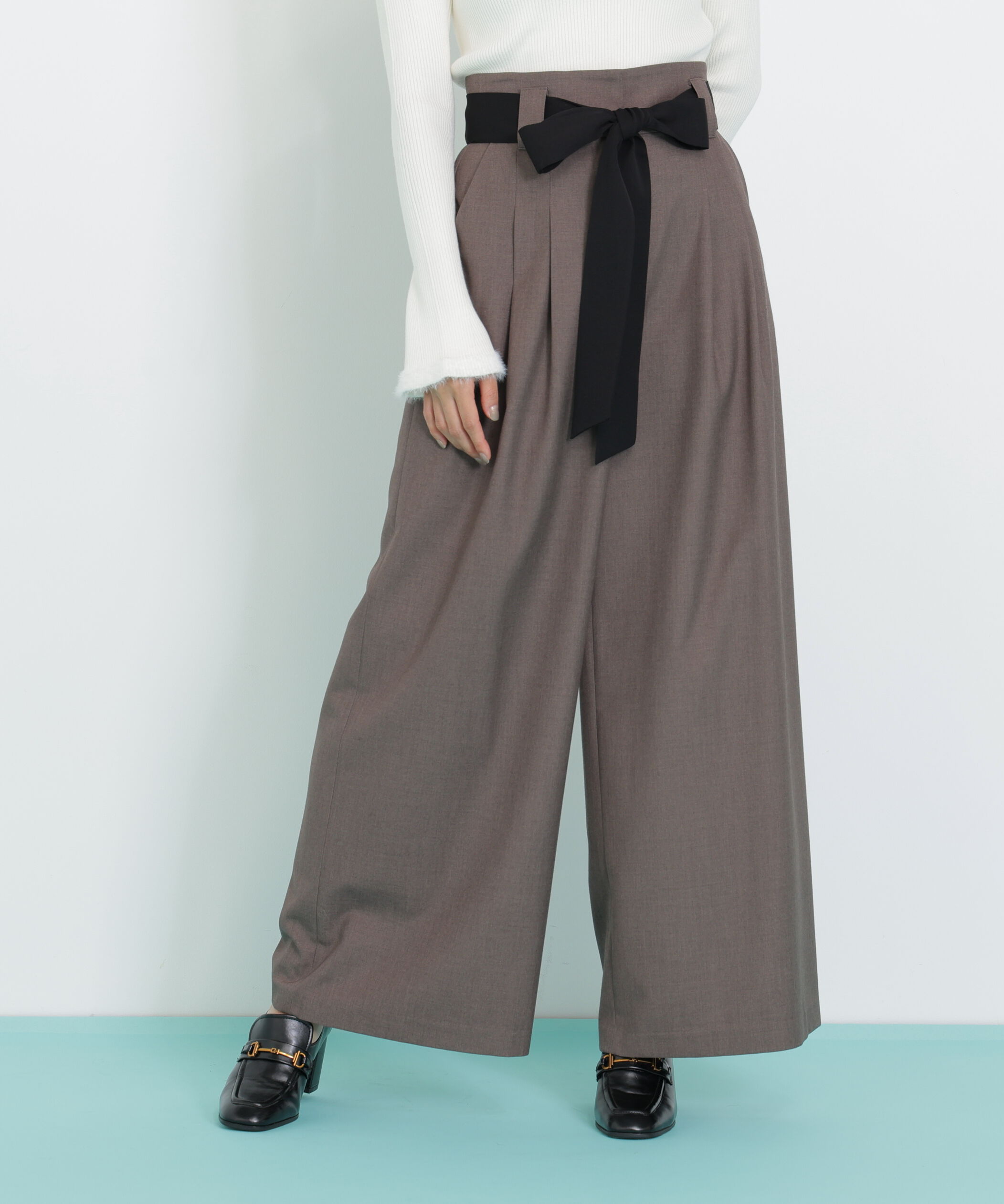  「ビッグリボンワイドパンツ」|その他|