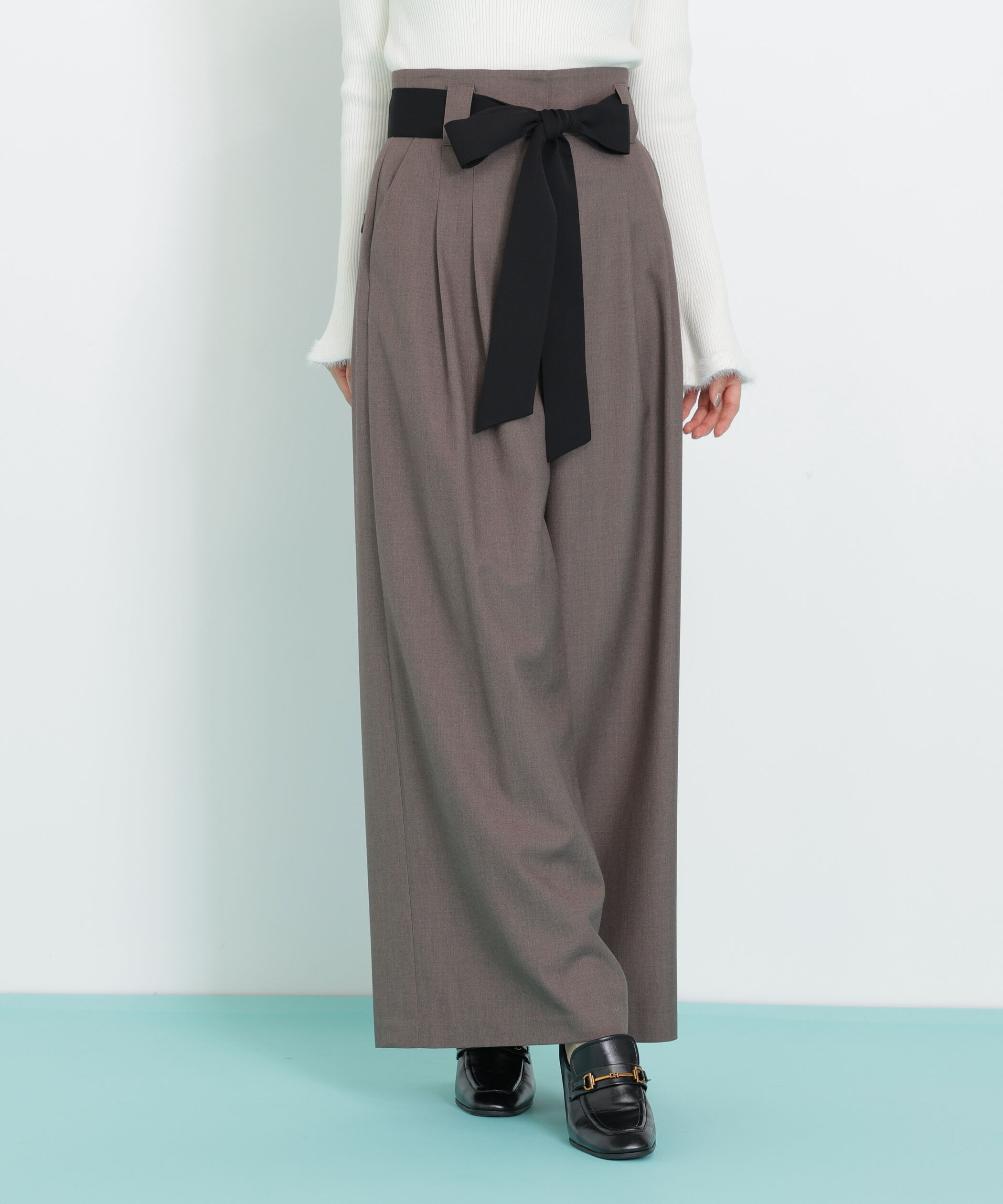  「ビッグリボンワイドパンツ」|その他|