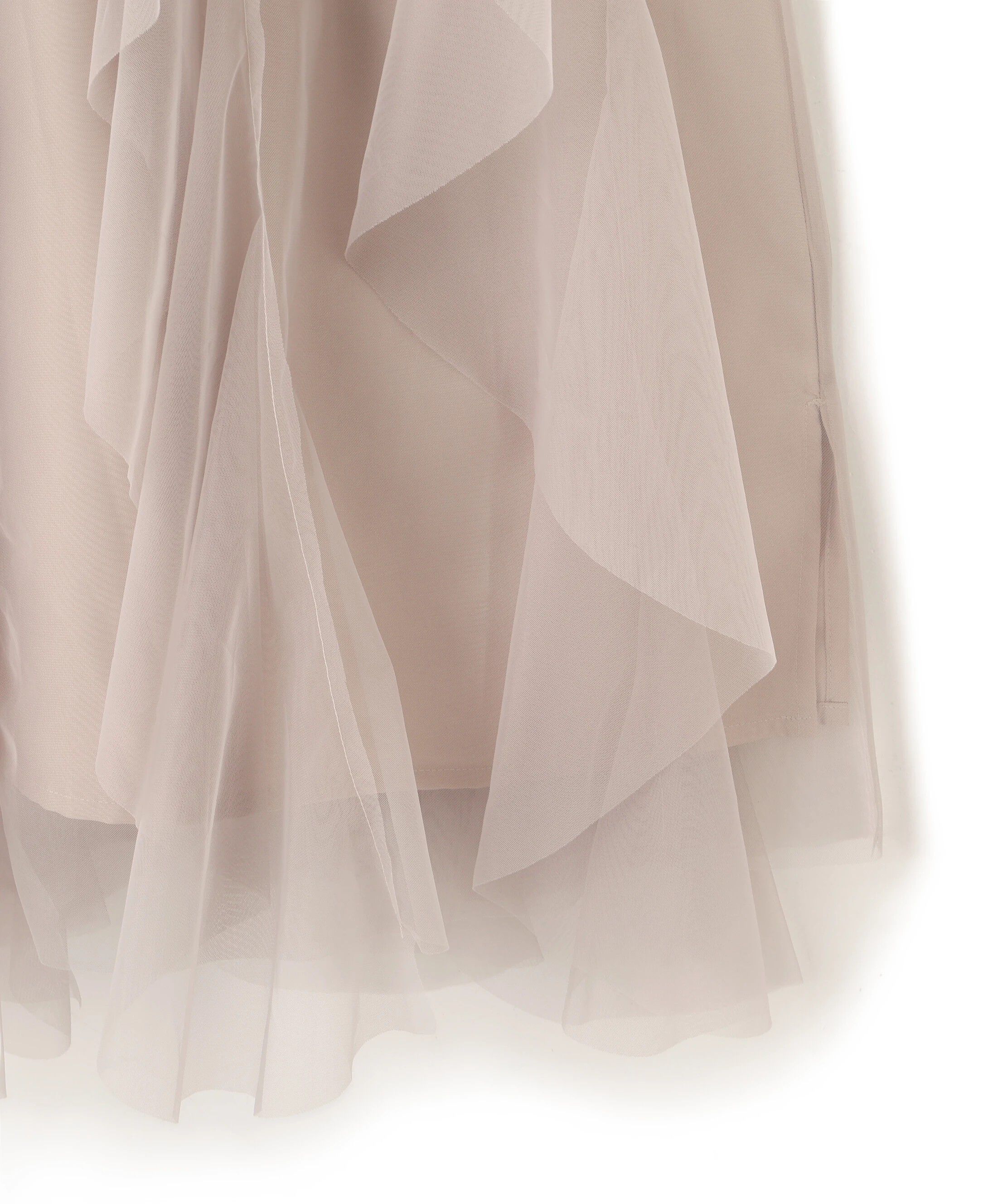  「縦ラッフルチュールスカート」|スカート|