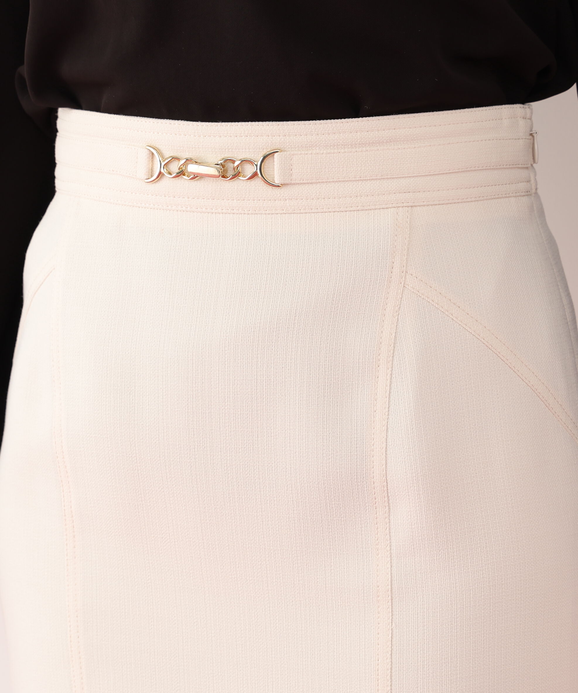  「メタルパーツバックマーメイドスカート」|スカート|