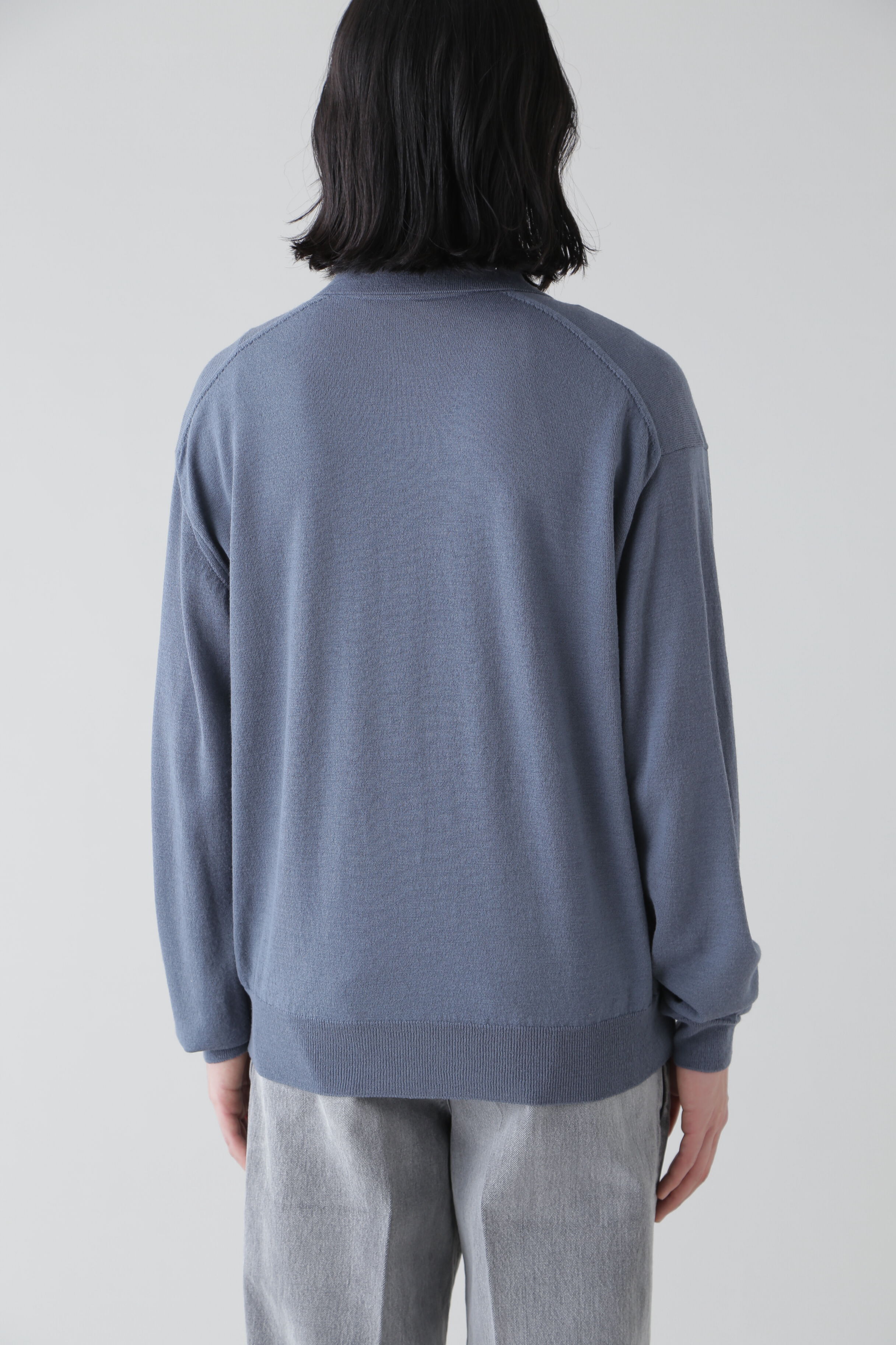YLEVE 「YLEVE / HIGH TWIST FINE WOOL KN POLO」|ニット・セーター|