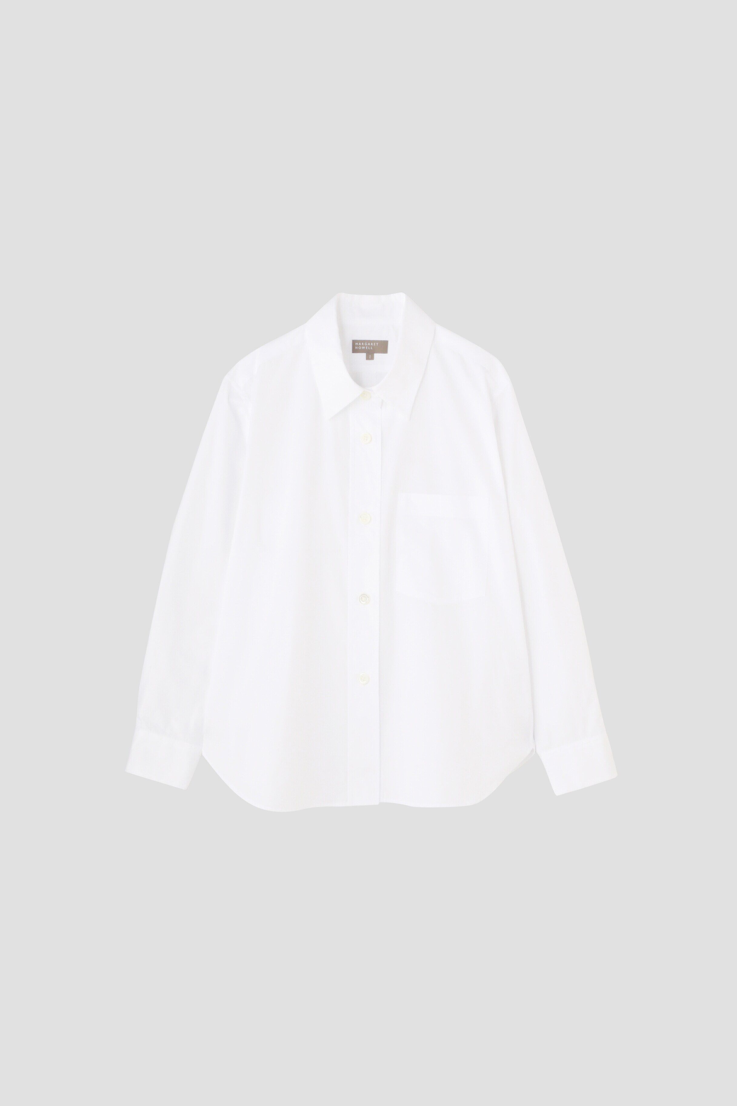  「PLAIN POPLIN」|シャツ・ブラウス|WHITE