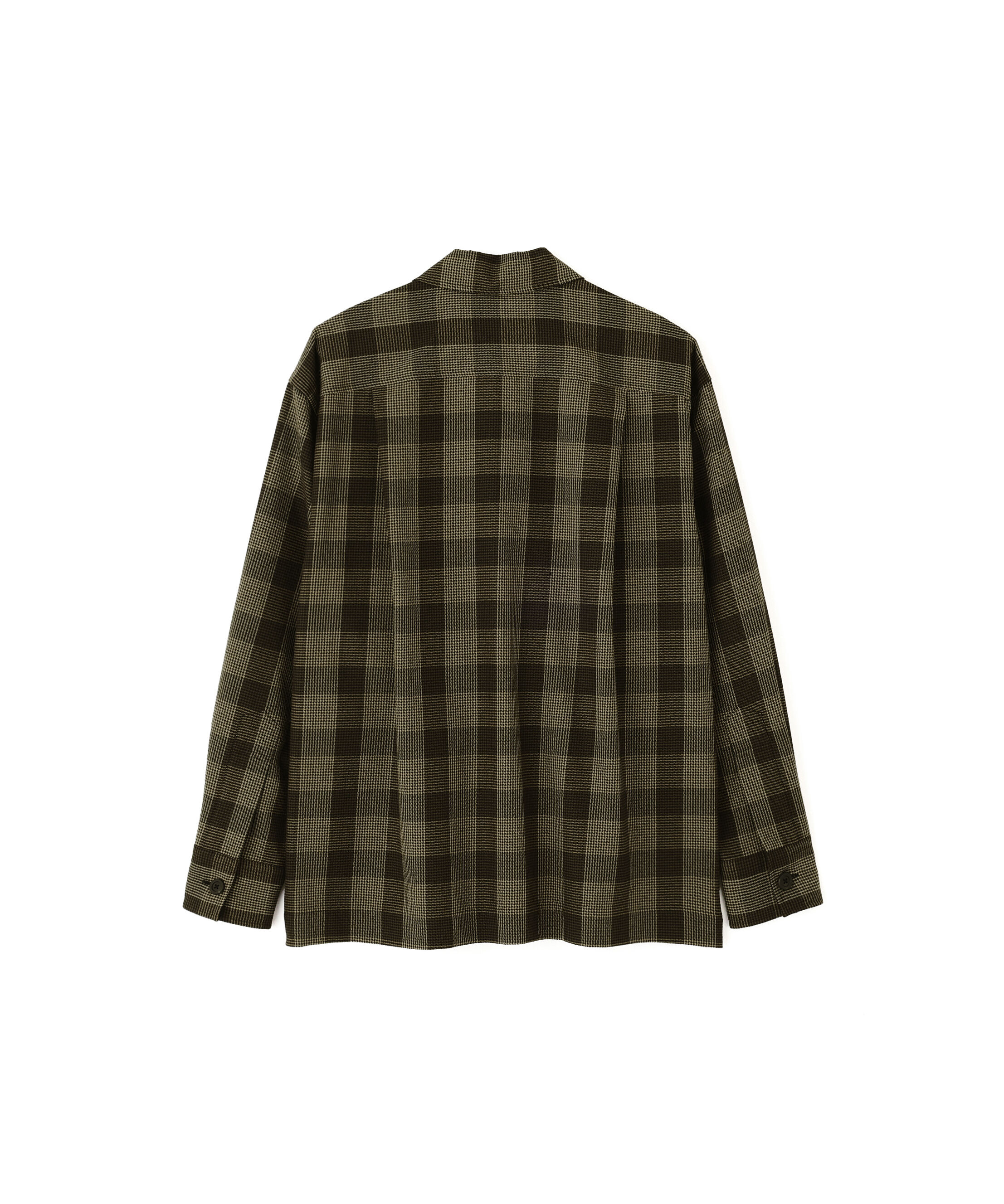 MARGARET HOWELL「GRAPHIC YARN DYED WOOL COTTON SHIRT」|シャツ・ブラウス|