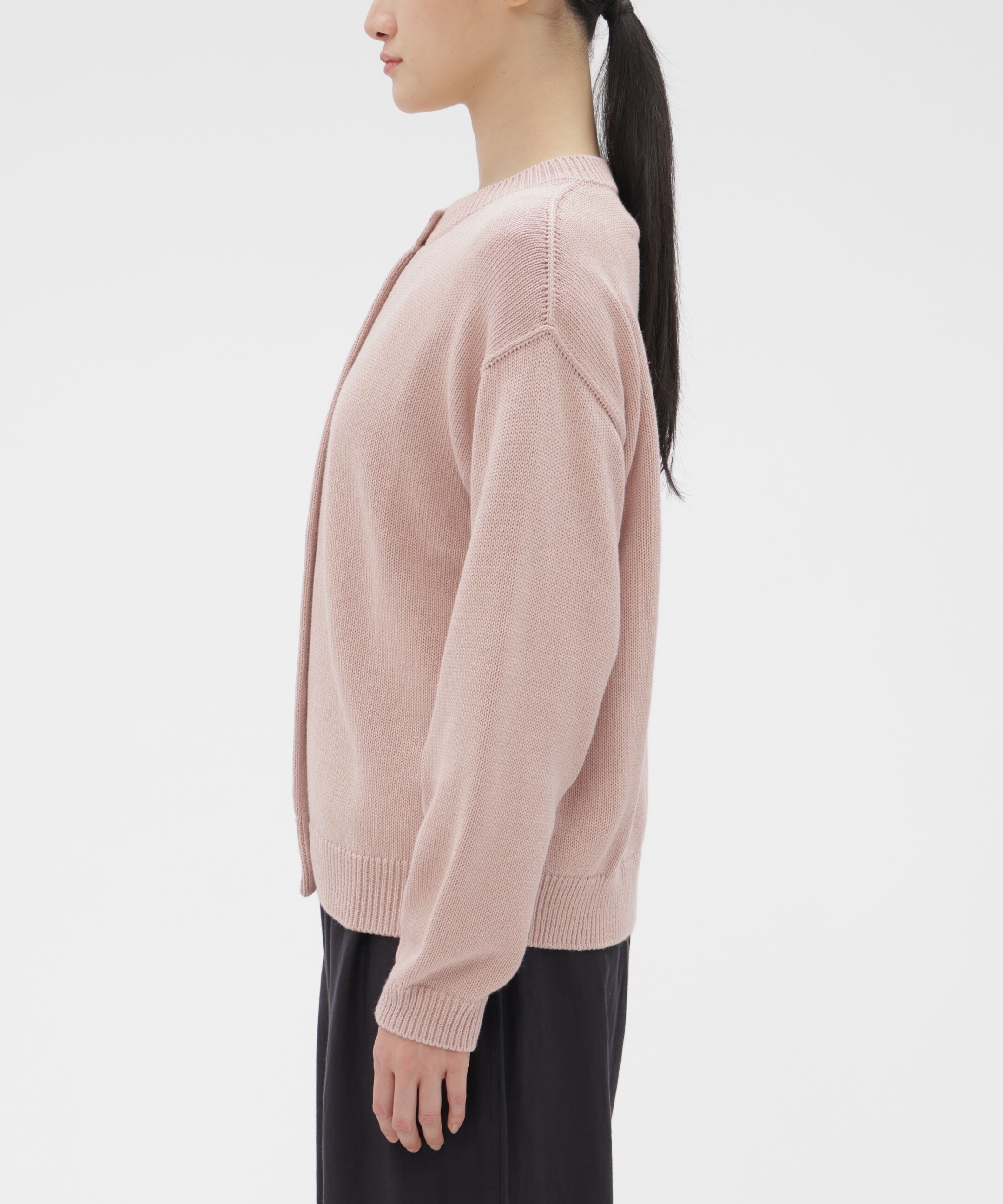 MARGARET HOWELL HOUSEHOLDGOODS「HIGH TWIST COTTON LINEN KNITWEAR」|カーディガン|