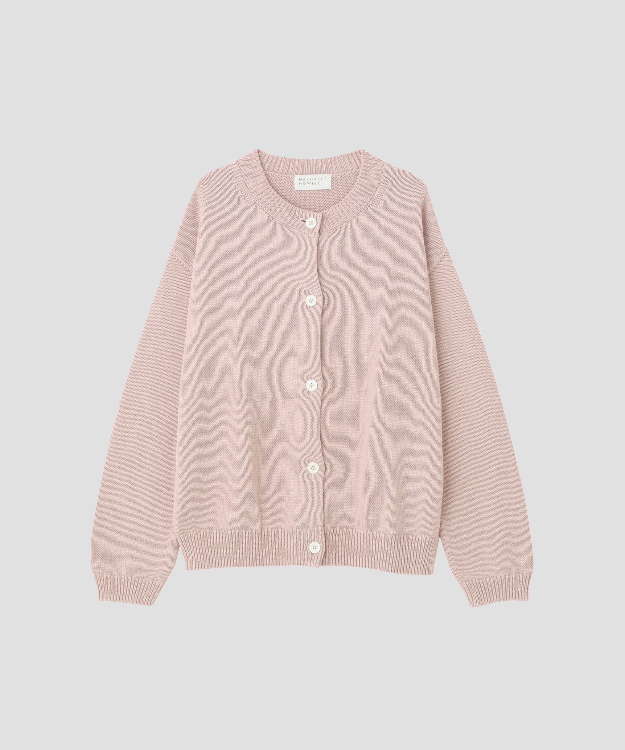 MARGARET HOWELL HOUSEHOLDGOODS「HIGH TWIST COTTON LINEN KNITWEAR」|カーディガン|
