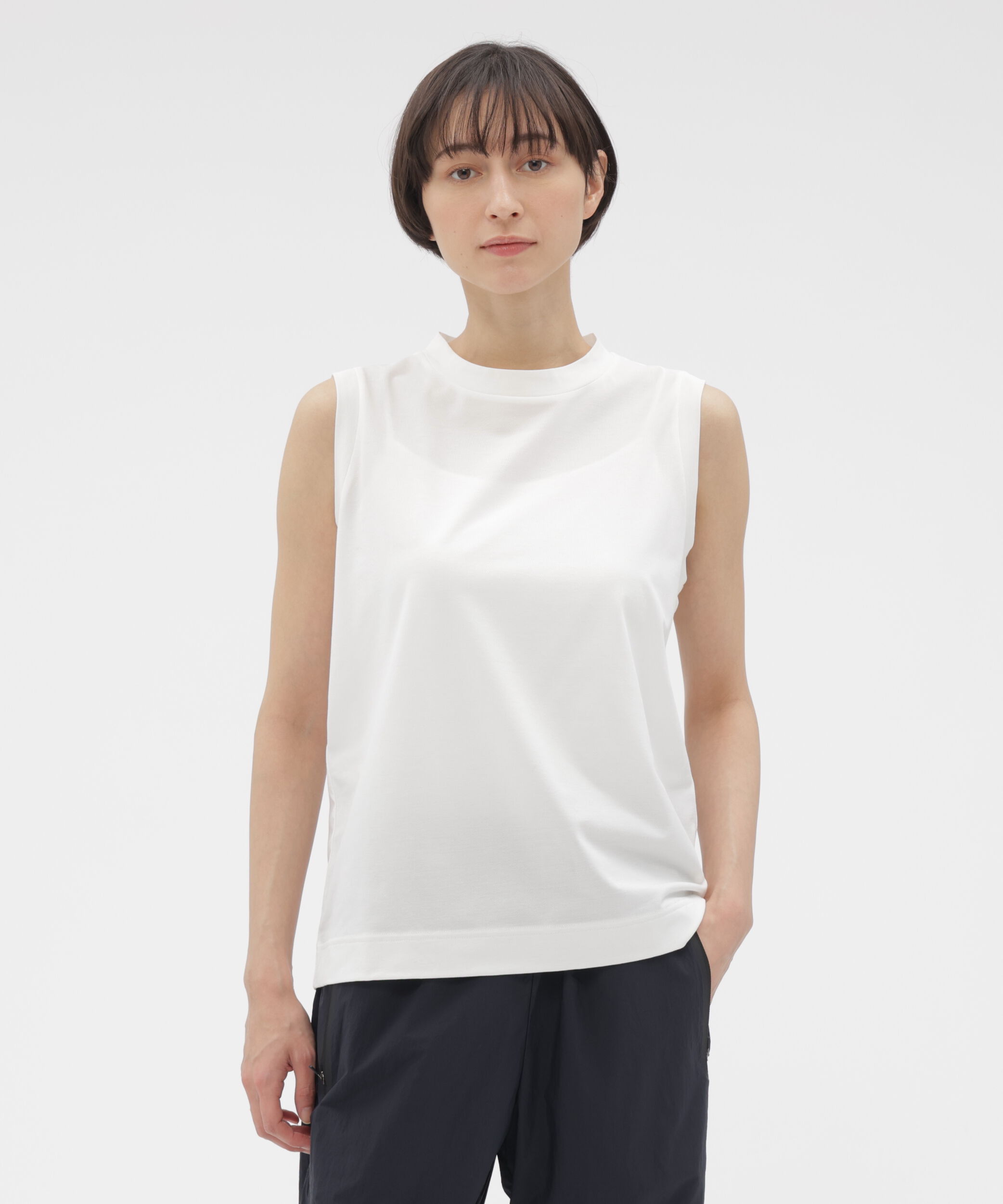  「HIGHDENCE PIQUE JERSEY TOP」|Tシャツ・カットソー|WHITE