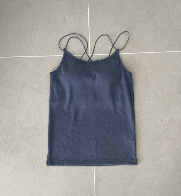 archives「パット付きストラップキャミ／」|キャミソール|BLUE