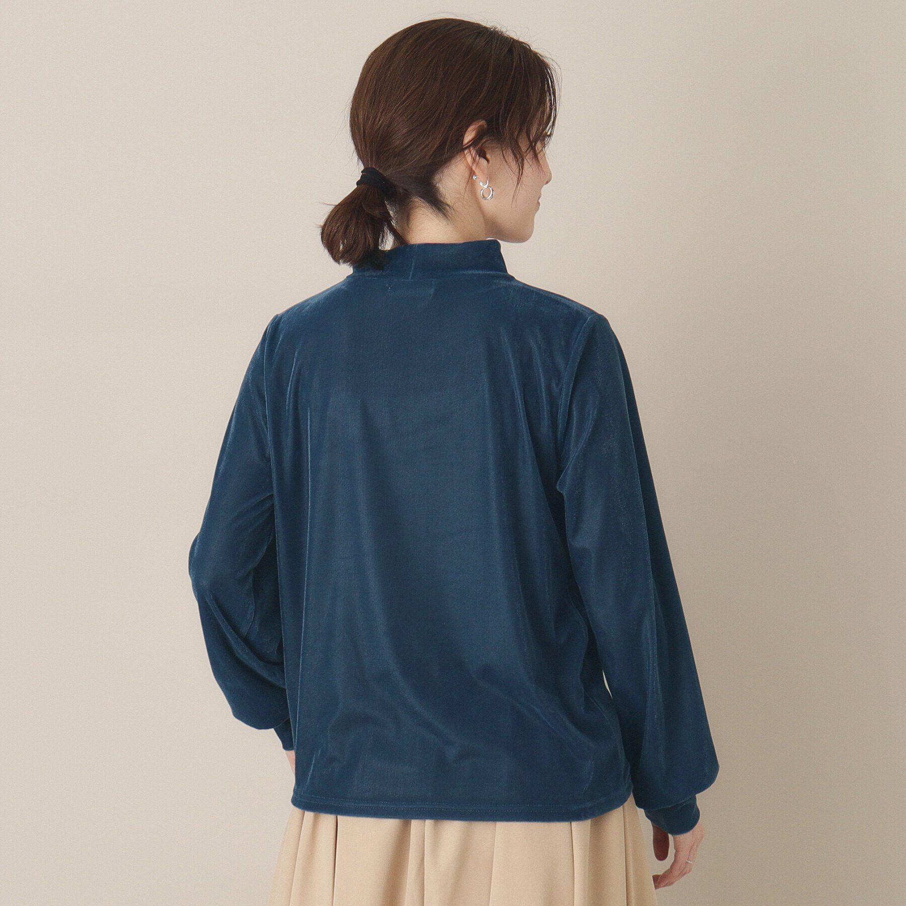 ITS&rsquo;DEMO「【洗濯機OK】ベロアプルオーバー」|Tシャツ・カットソー|