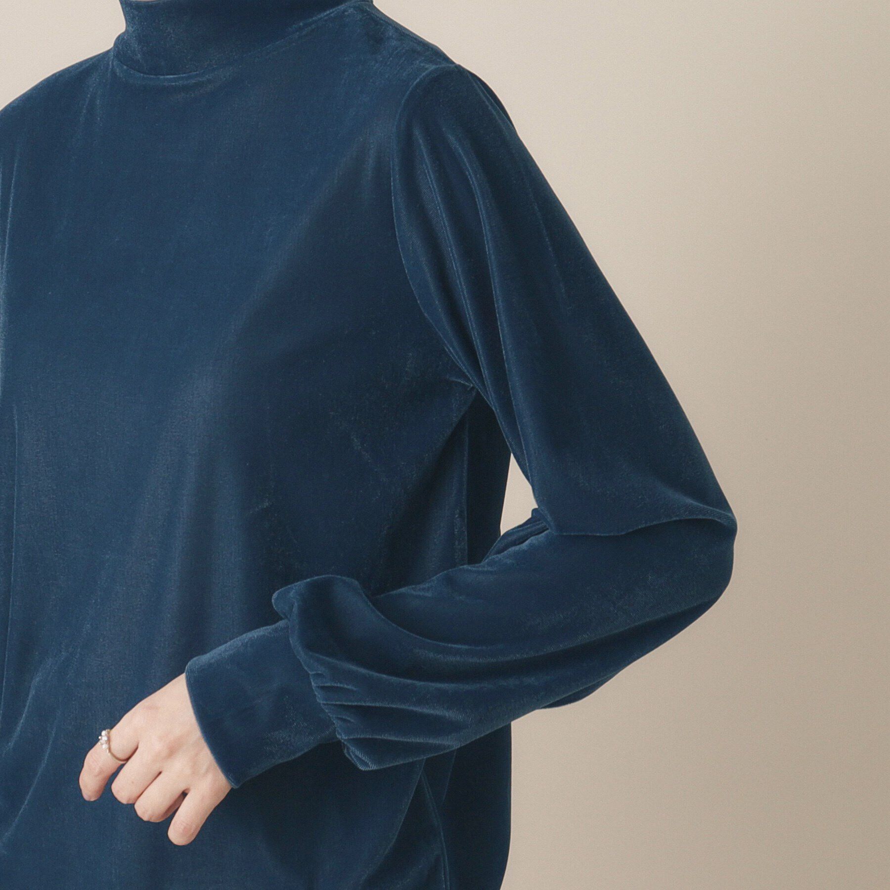 ITS&rsquo;DEMO「【洗濯機OK】ベロアプルオーバー」|Tシャツ・カットソー|