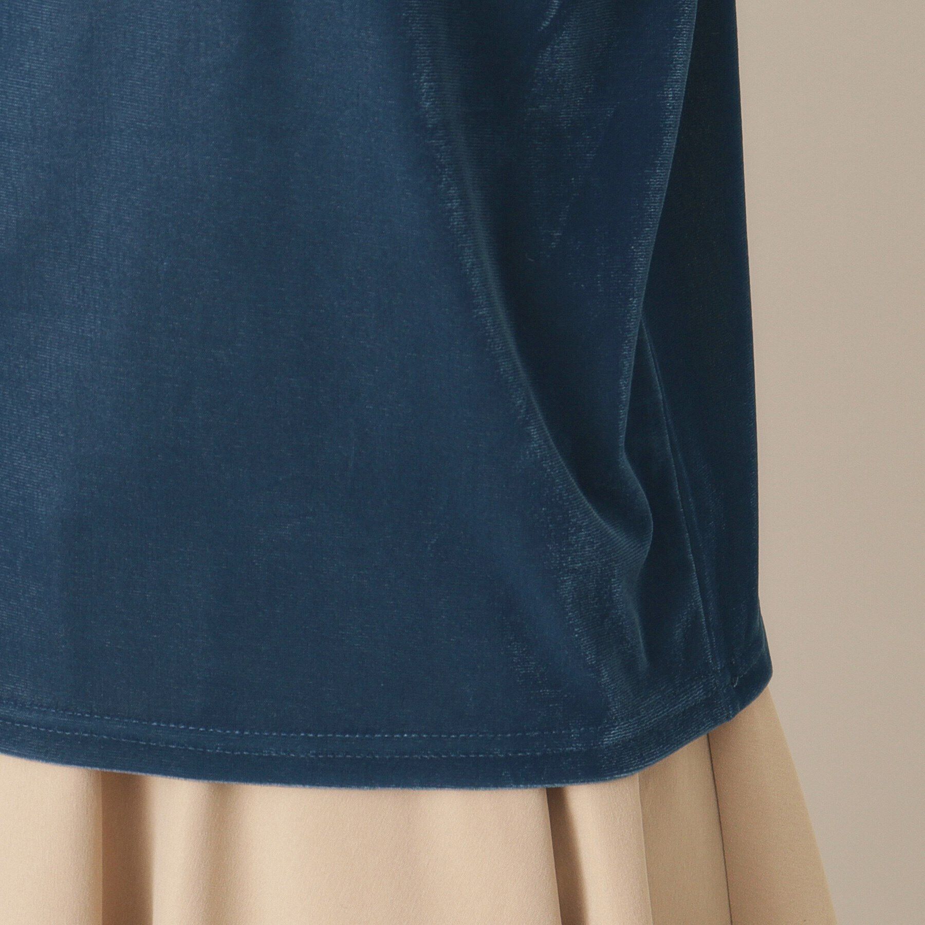 ITS&rsquo;DEMO「【洗濯機OK】ベロアプルオーバー」|Tシャツ・カットソー|