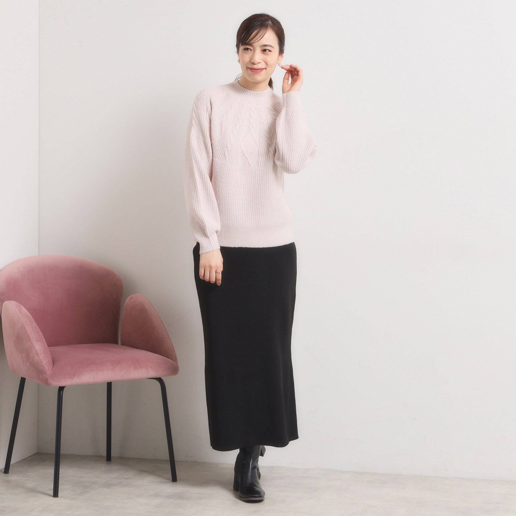 ITS&rsquo;DEMO「【手洗い可】求心ラメニット」|ニット・セーター|