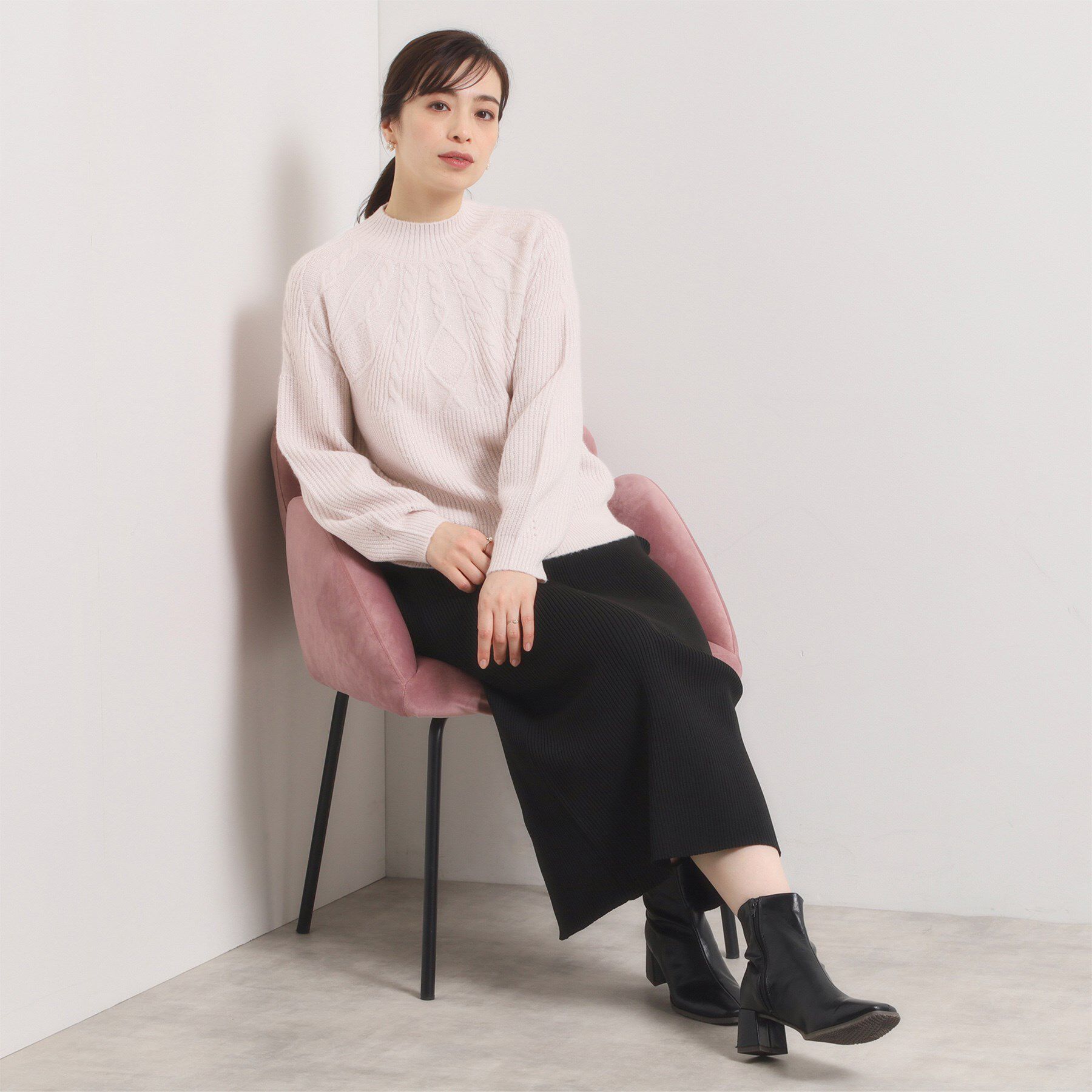 ITS&rsquo;DEMO「【手洗い可】求心ラメニット」|ニット・セーター|