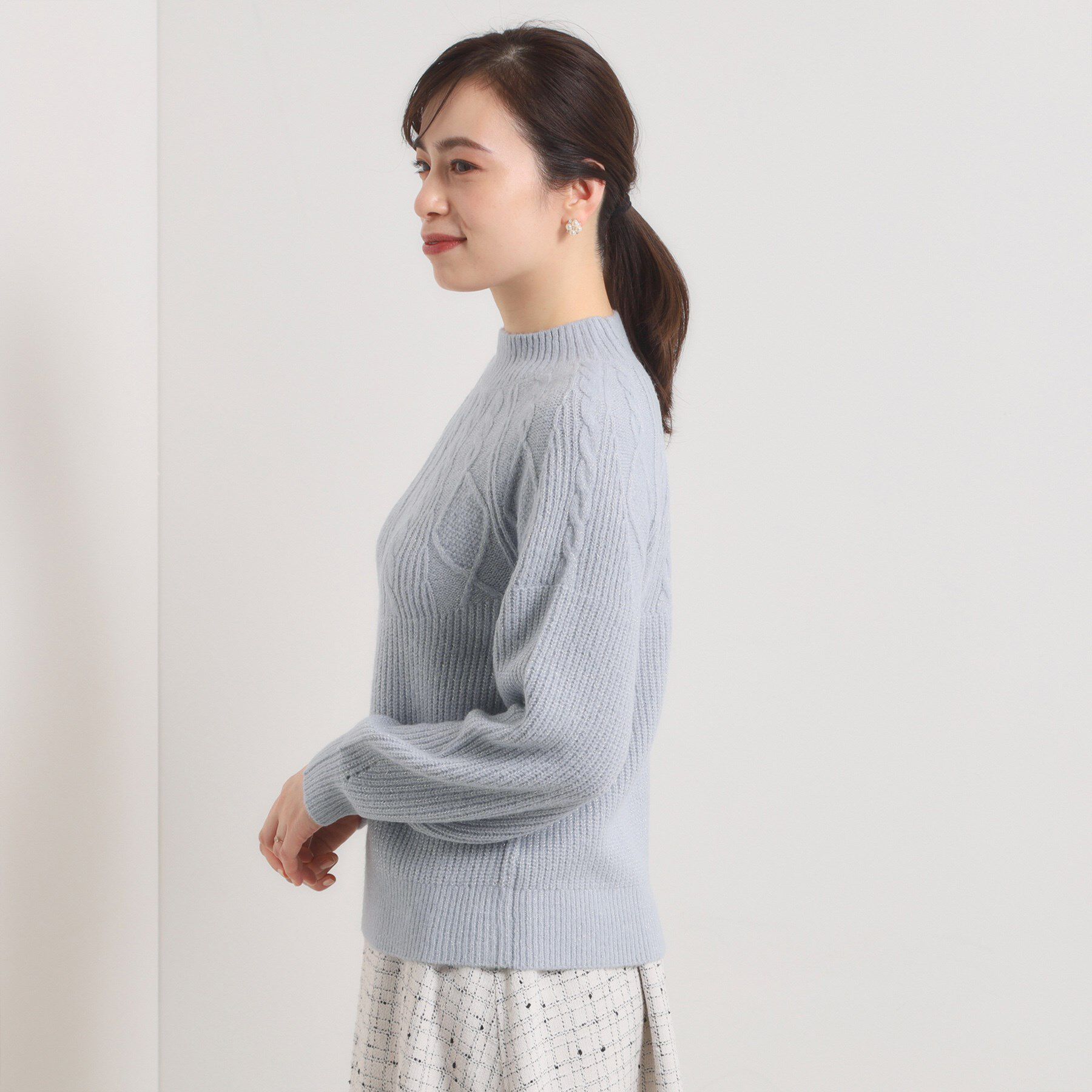 ITS&rsquo;DEMO「【手洗い可】求心ラメニット」|ニット・セーター|