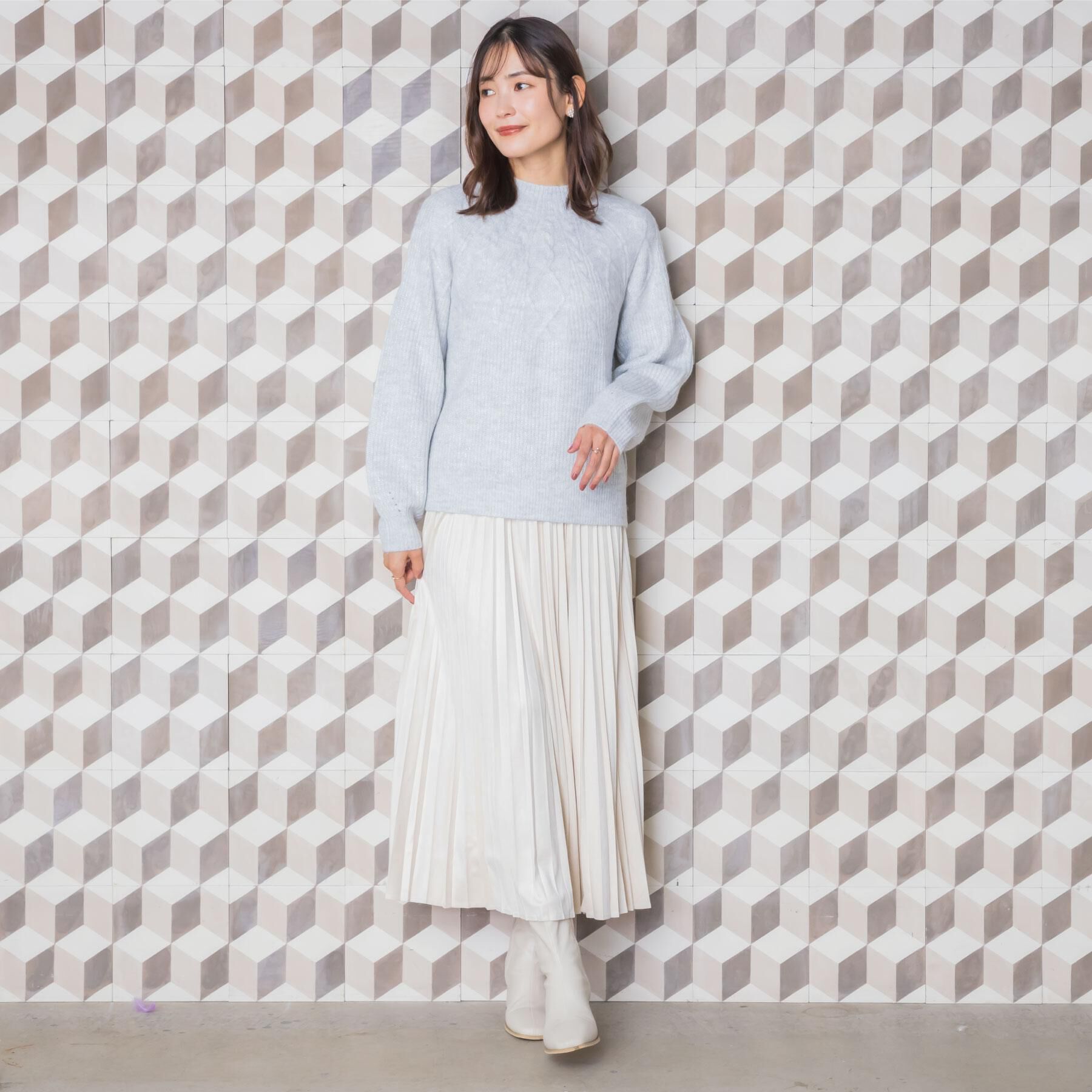 ITS&rsquo;DEMO「【手洗い可】求心ラメニット」|ニット・セーター|