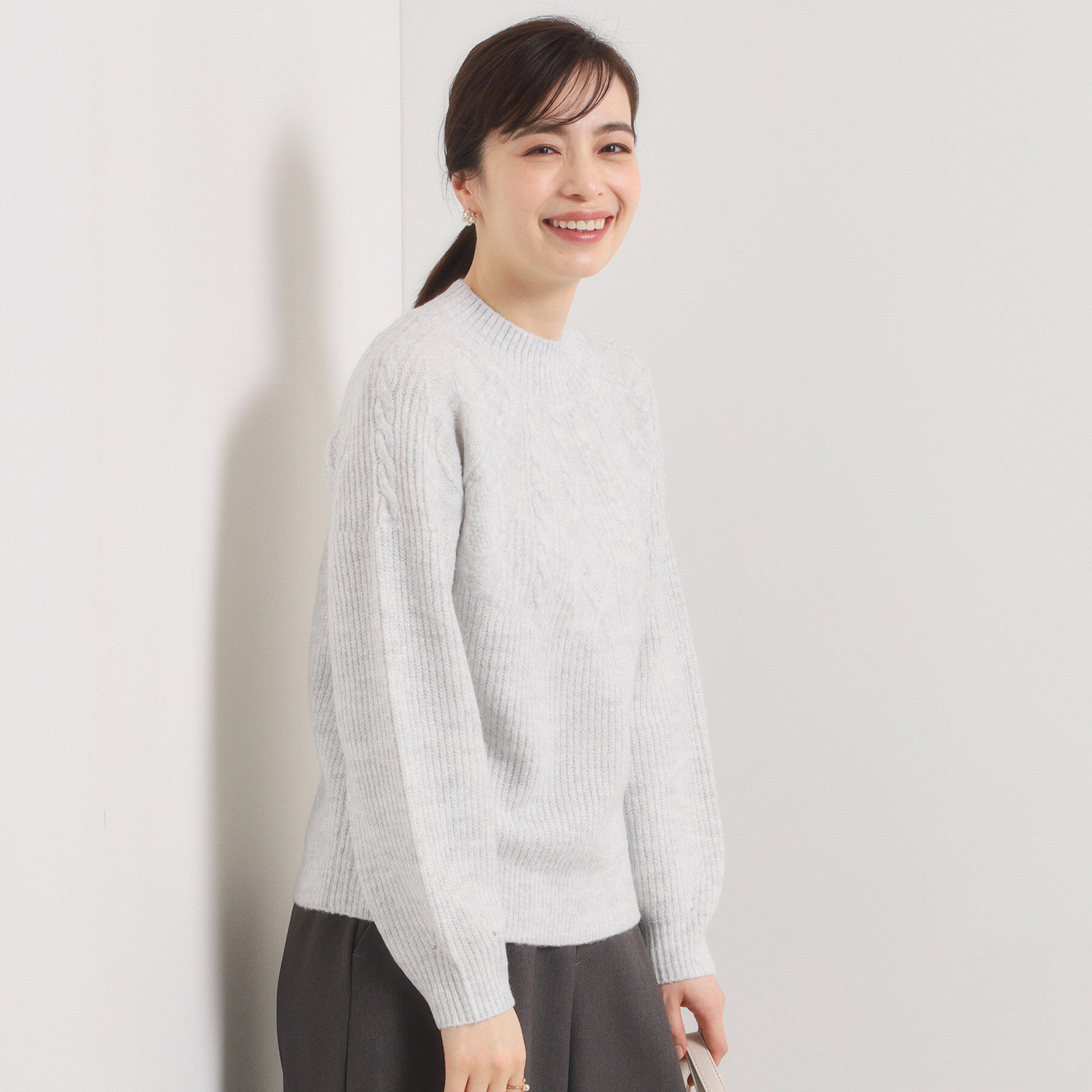 ITS&rsquo;DEMO「【手洗い可】求心ラメニット」|ニット・セーター|