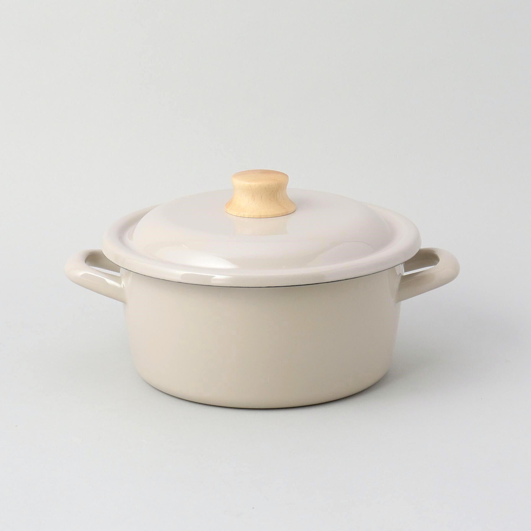 212 KITCHEN STORE「コットンプラス 20cmキャセロール BE ＜富士ホーロー＞」|食器・キッチングッズ|