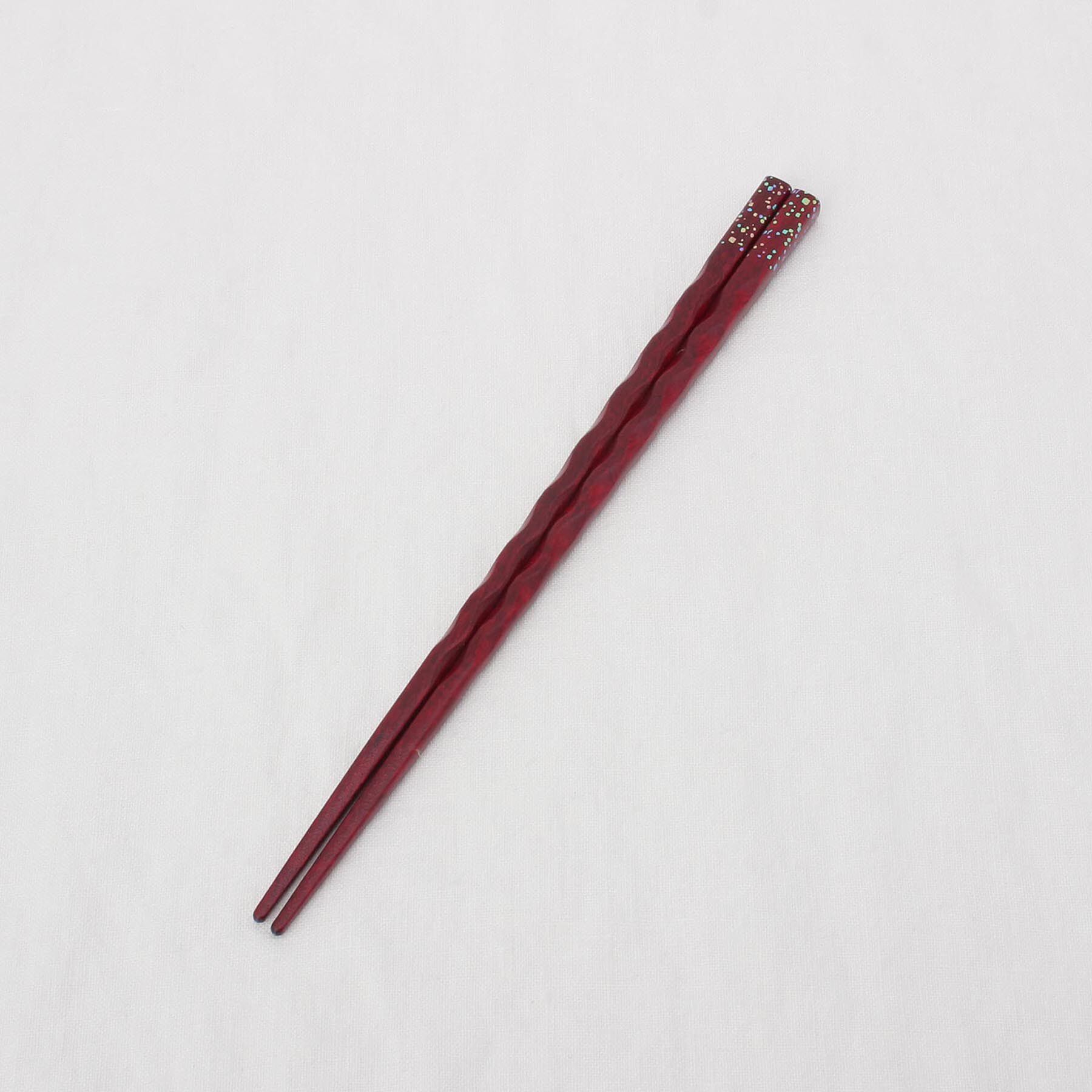 212 KITCHEN STORE「箸 食洗削りしぶき 赤 23.0」|食器・キッチングッズ|