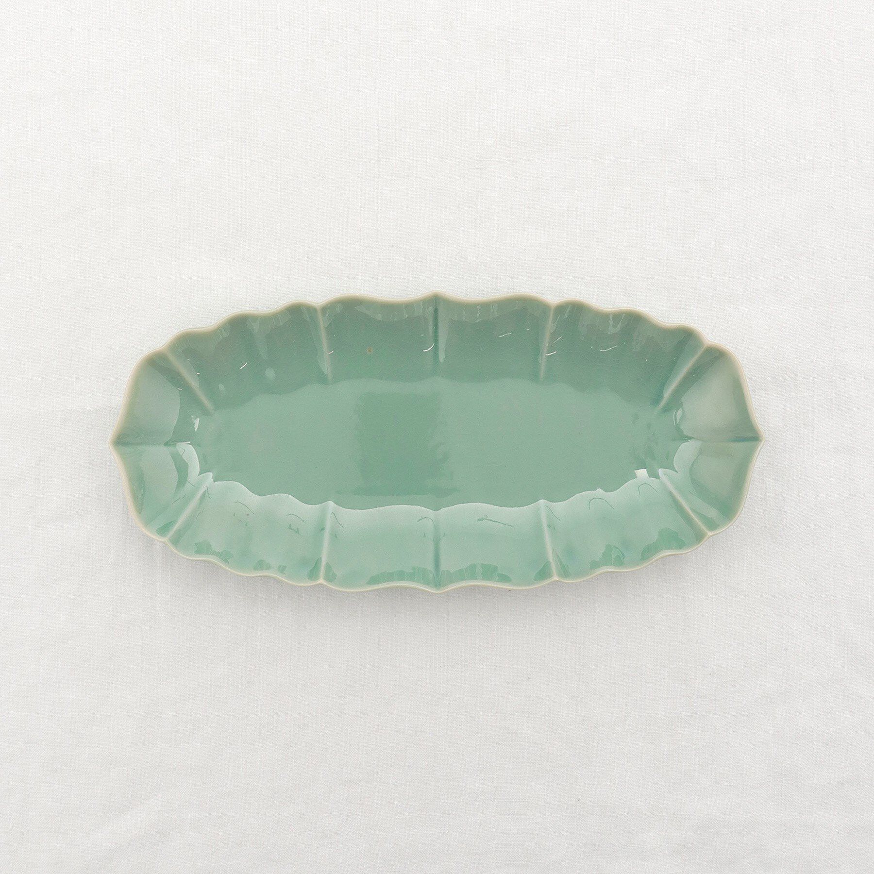 212 KITCHEN STORE「シュー オーバル細長皿 グリーン」|食器・キッチングッズ|