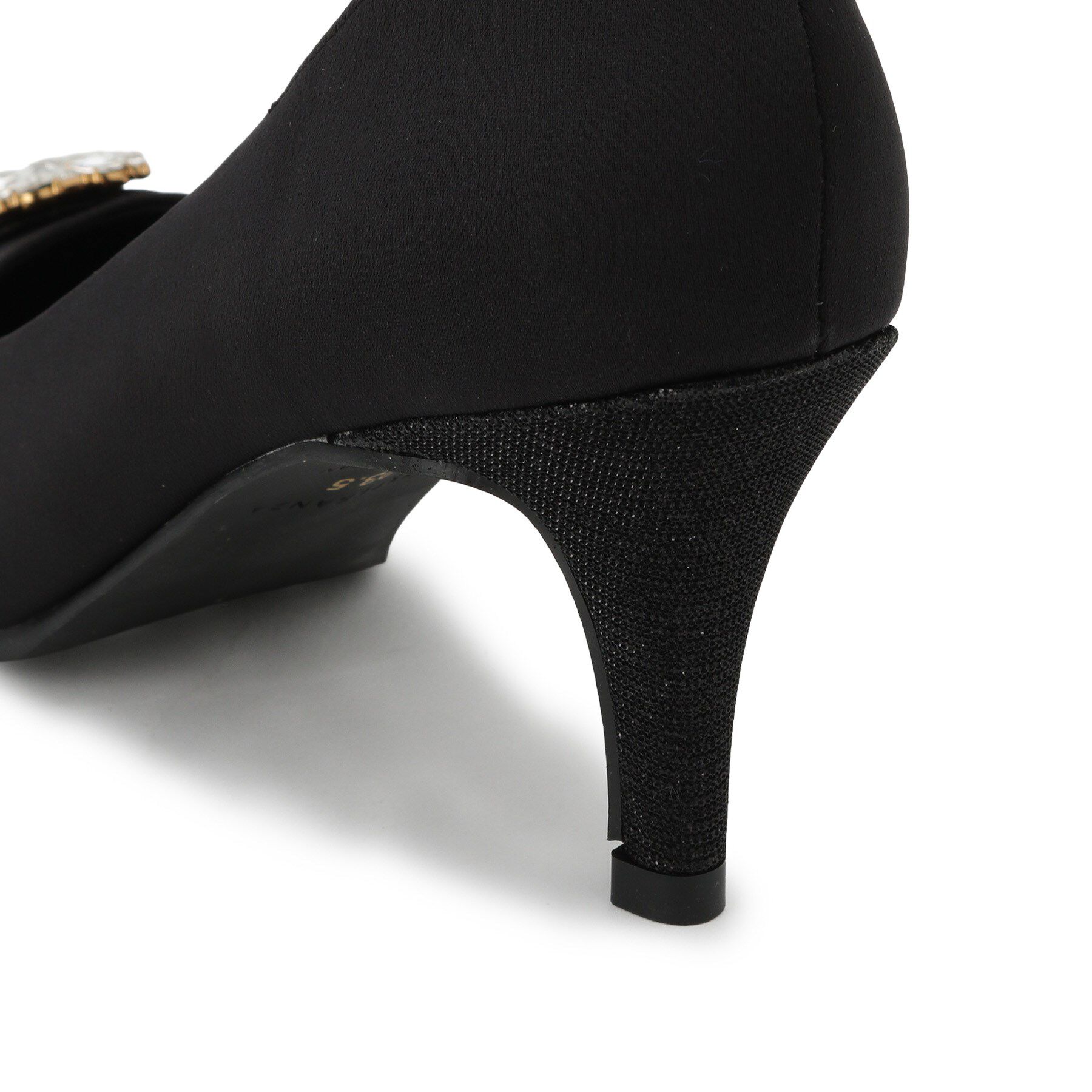 ESPERANZA「【12時間パンプス】約7．5cm／ビジューベルト パーティ-結婚式に最適」|パンプス|