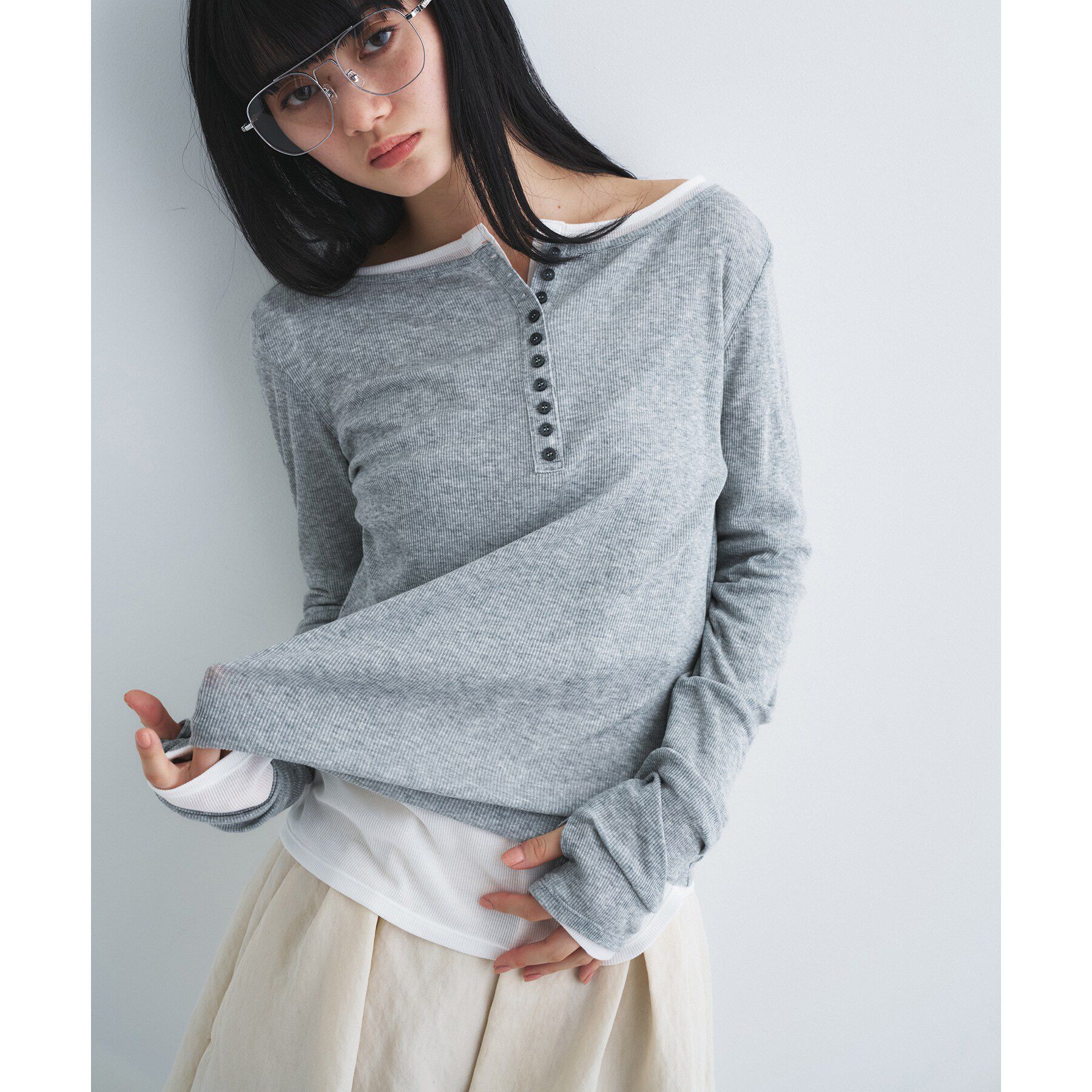 CODE A「henry long sleeve」|Tシャツ・カットソー|