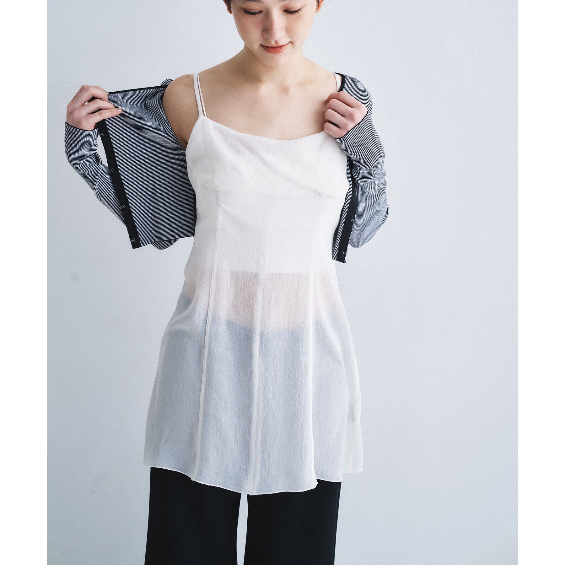 CODE A「georgette cami」|キャミソール|